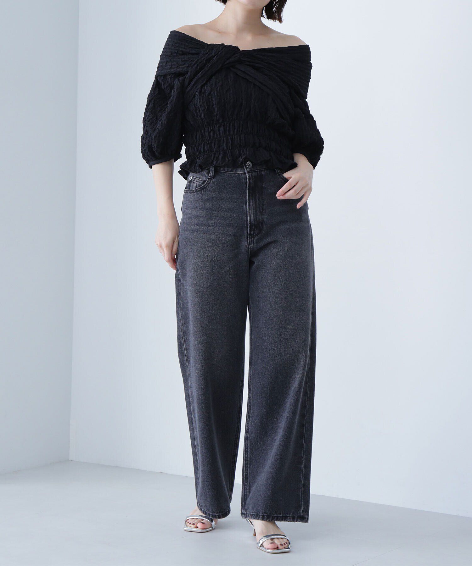  「ワイドストレートデニムパンツ」|その他|