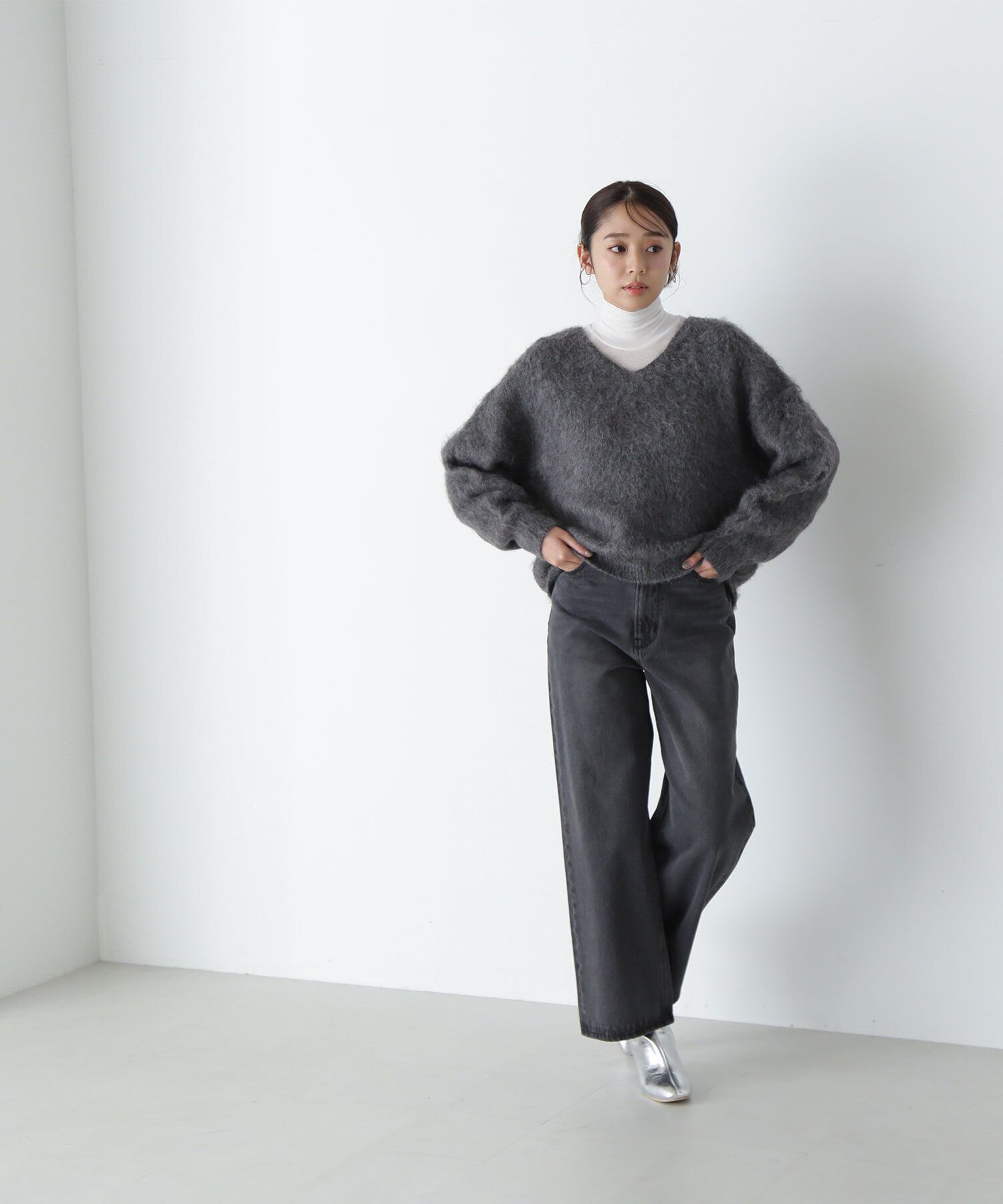  「ワイドストレートデニムパンツ」|その他|