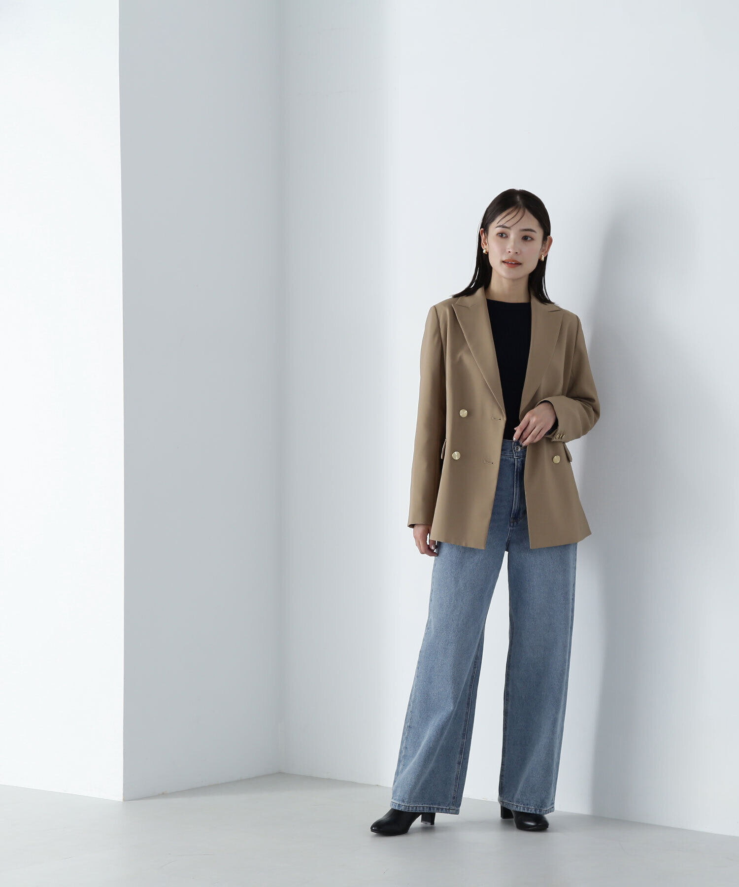  「ワイドストレートデニムパンツ」|その他|