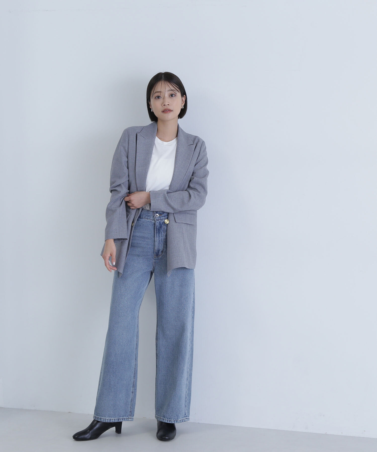  「ワイドストレートデニムパンツ」|その他|