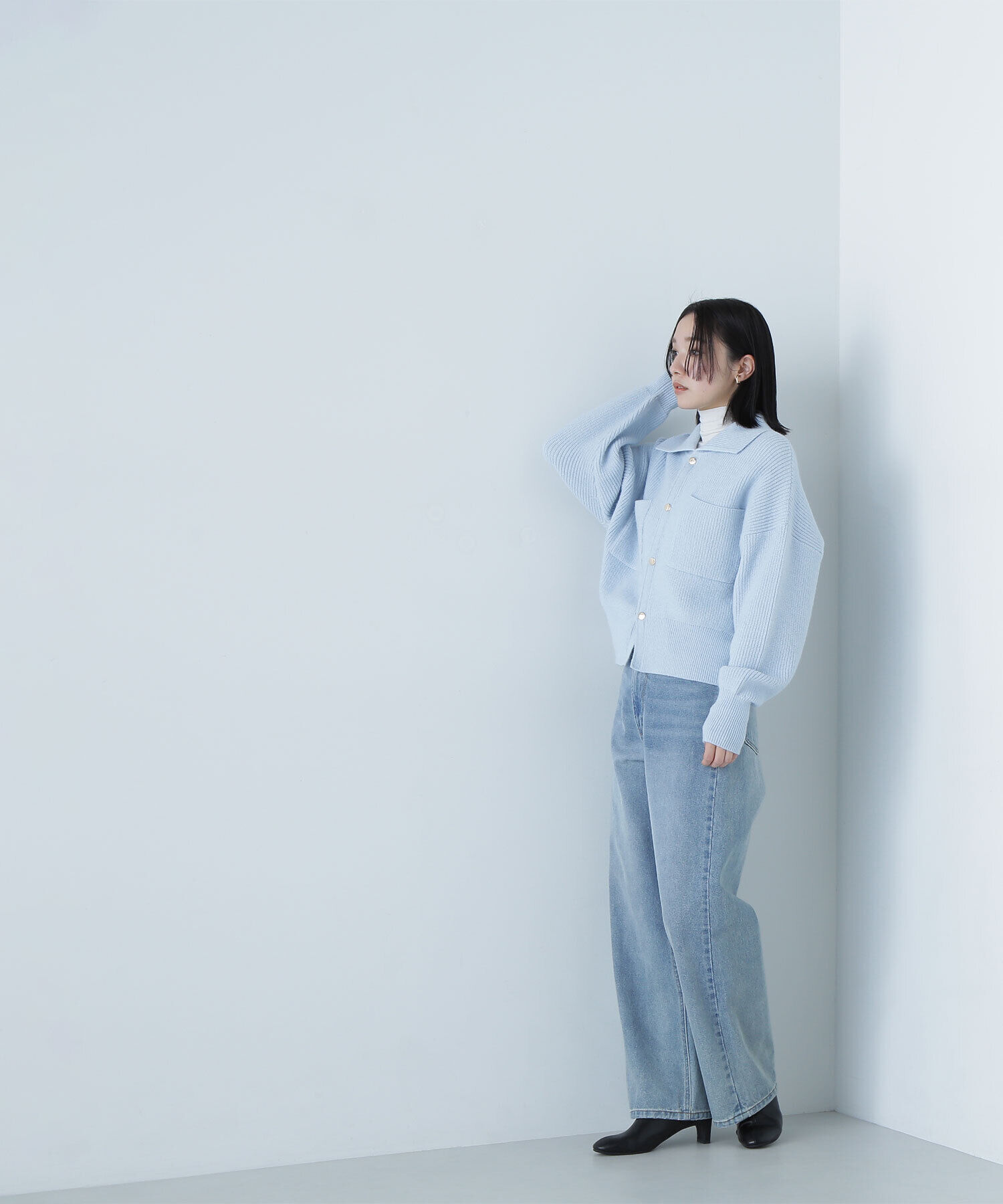  「ワイドストレートデニムパンツ」|その他|