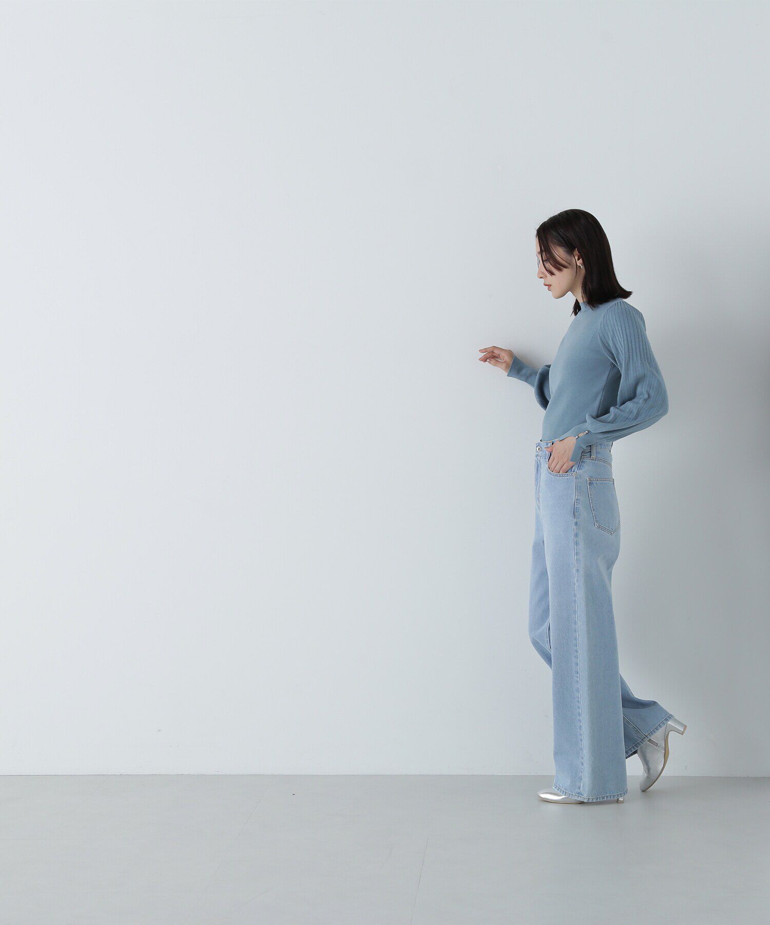  「ワイドストレートデニムパンツ」|その他|