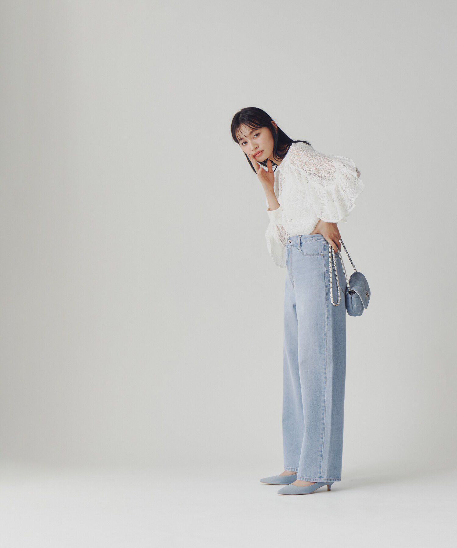  「ワイドストレートデニムパンツ」|その他|