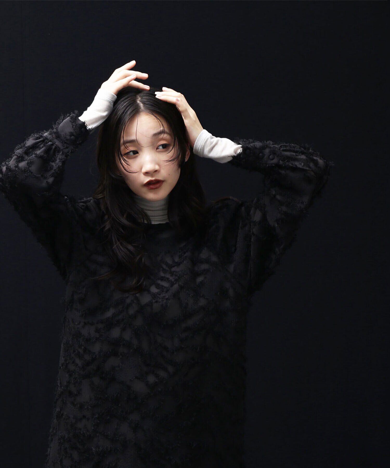  「シアーストレッチカットソーシリーズ タートルネック」|Tシャツ・カットソー|