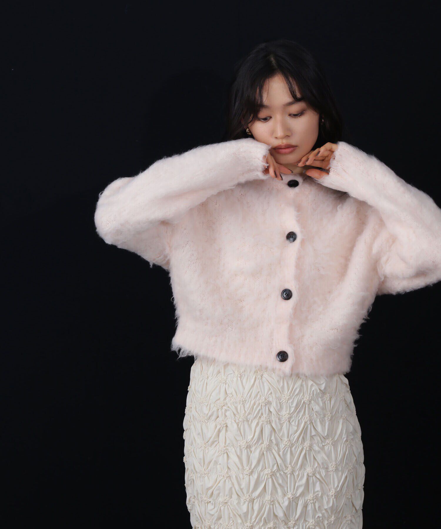  「フェザーニットカーディガン」|ニット・セーター|