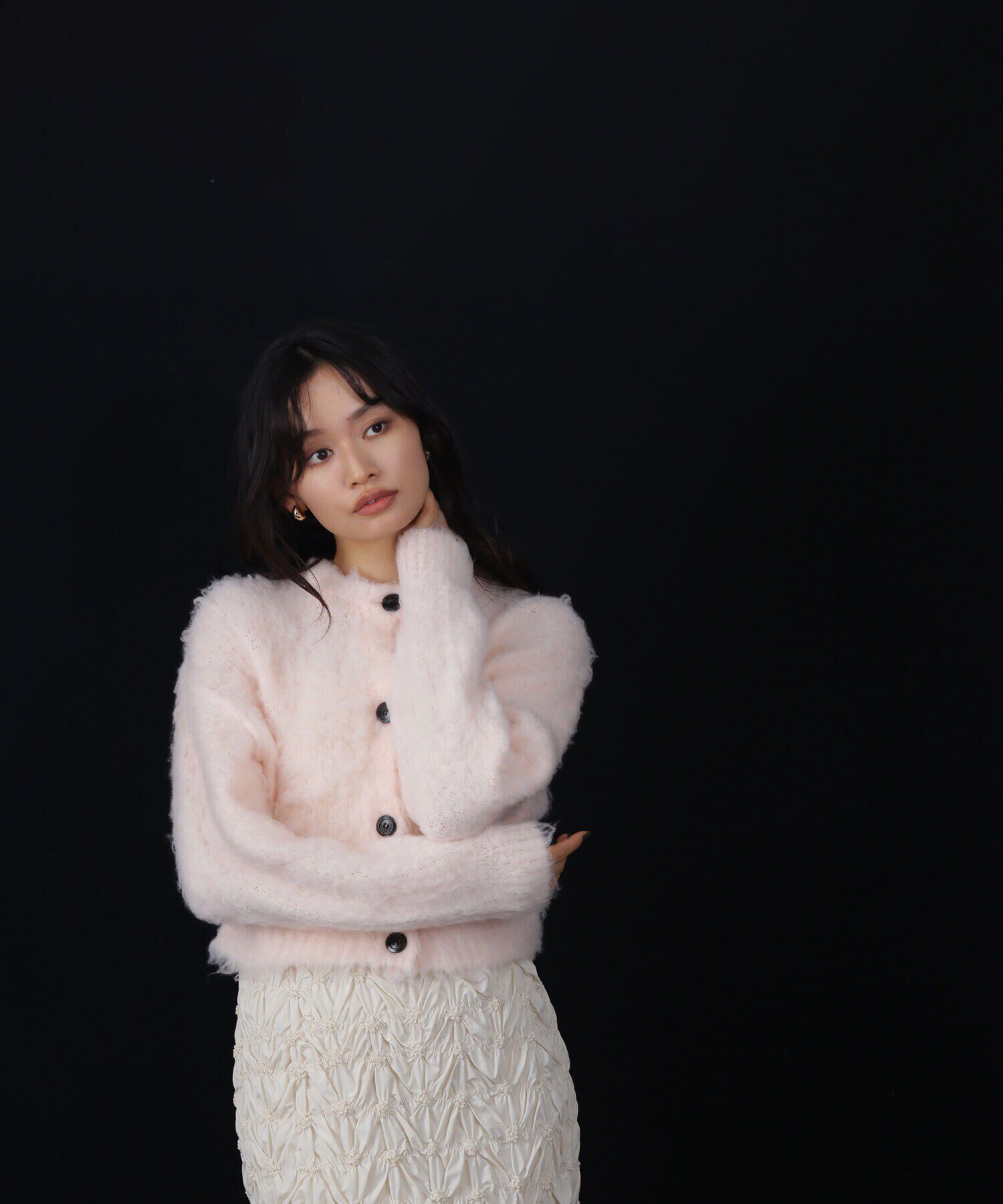  「フェザーニットカーディガン」|ニット・セーター|