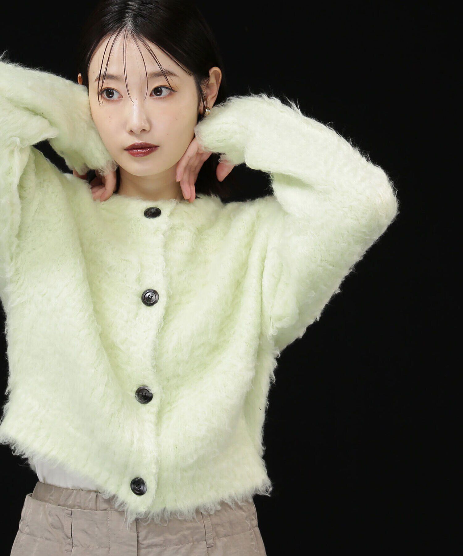  「フェザーニットカーディガン」|ニット・セーター|