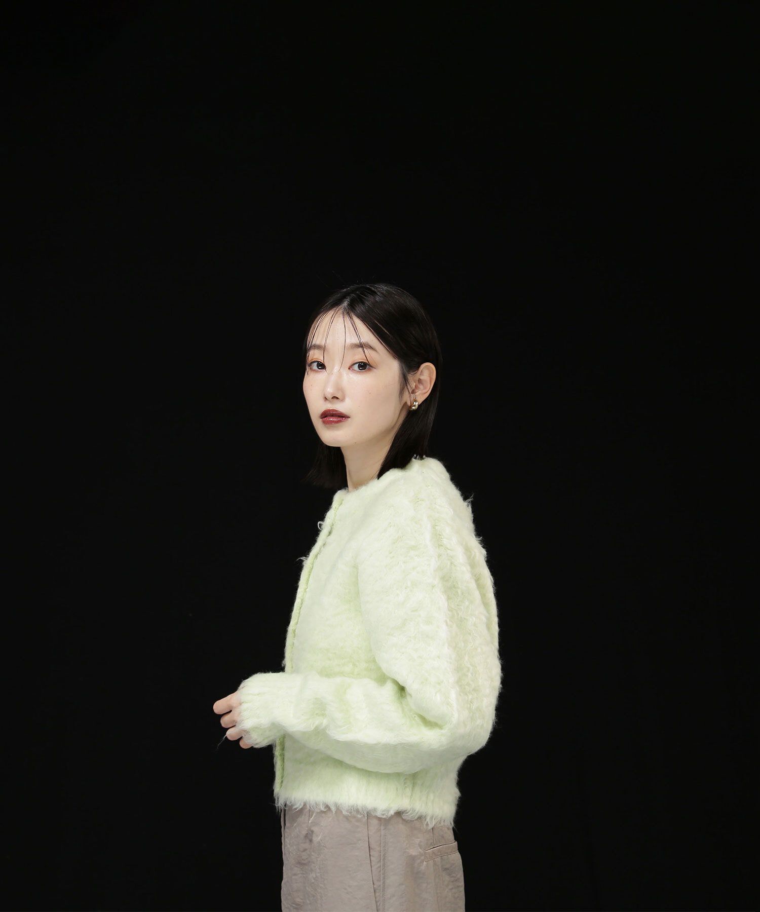  「フェザーニットカーディガン」|ニット・セーター|