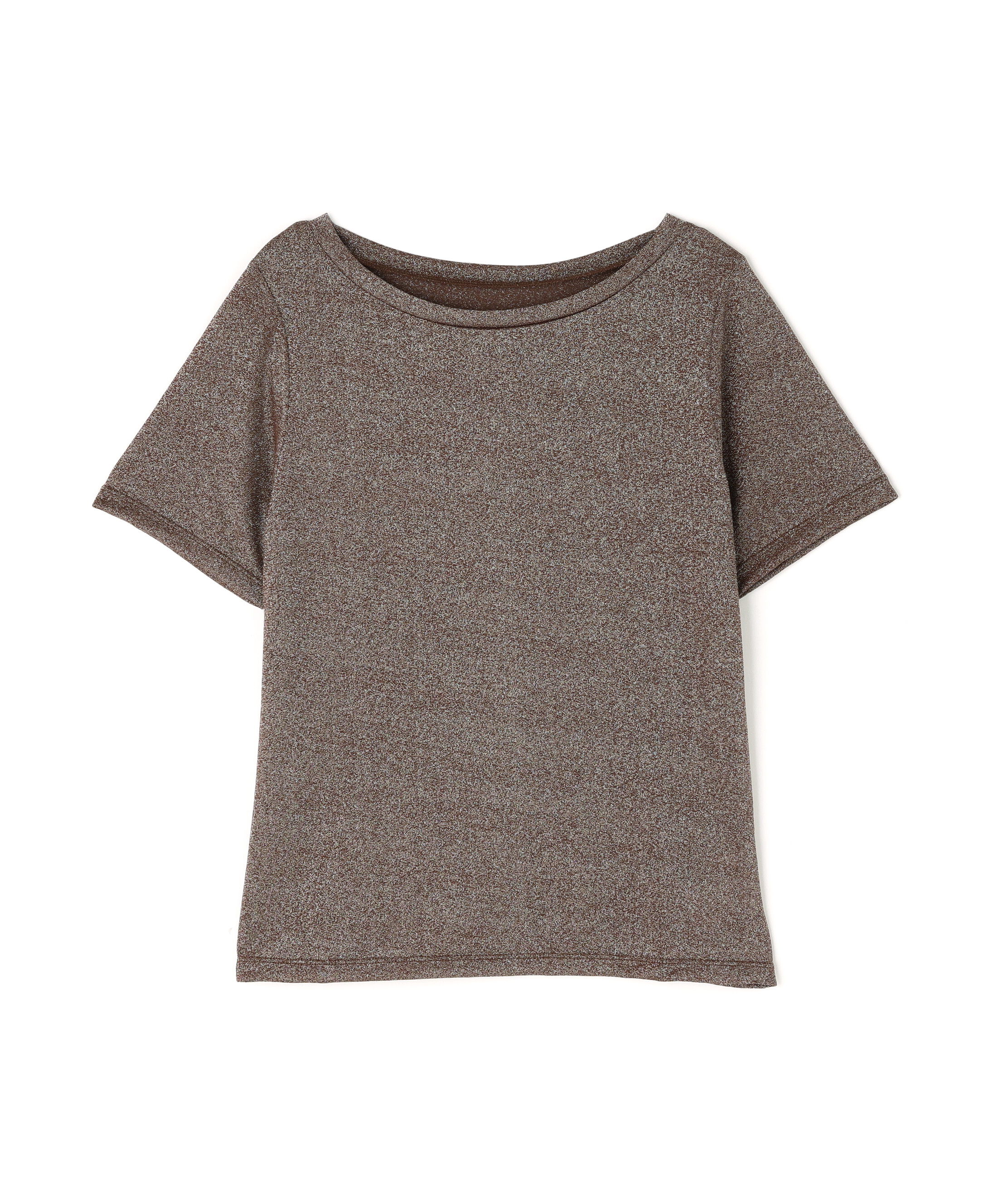  「ラメボートネックカットソー」|Tシャツ・カットソー|