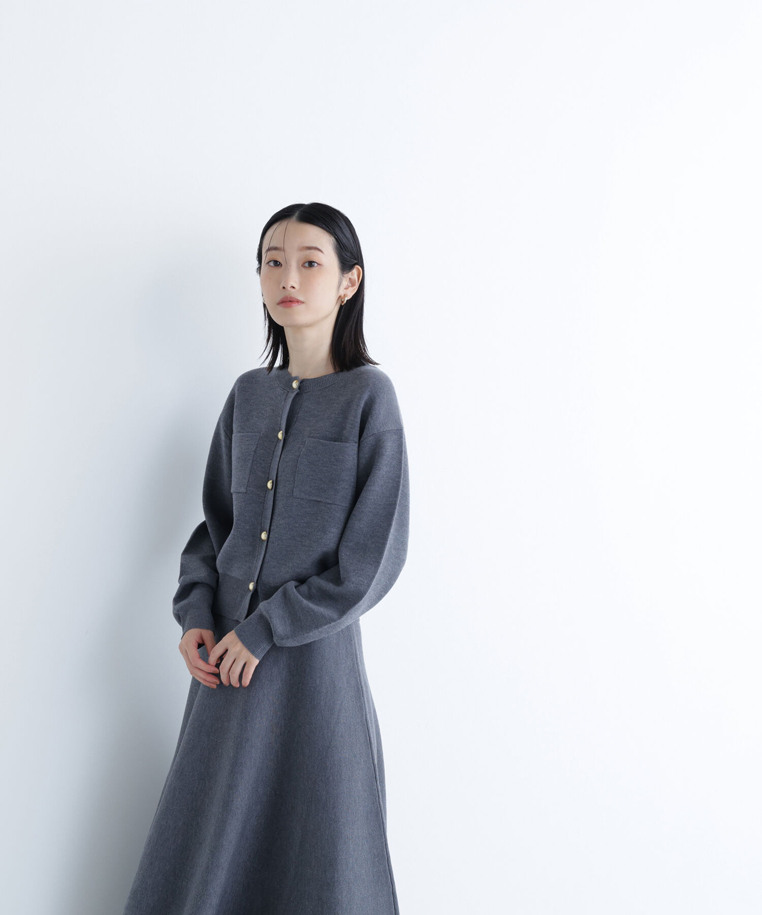  「ダブルフェイスニットセットアップ」|ワンピース|