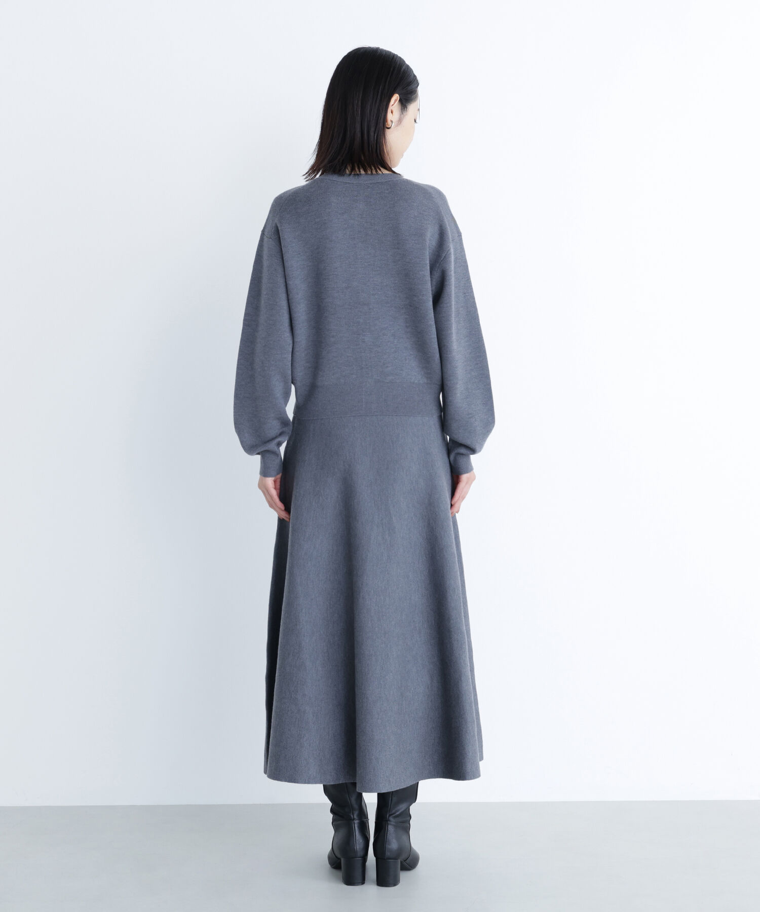  「ダブルフェイスニットセットアップ」|ワンピース|