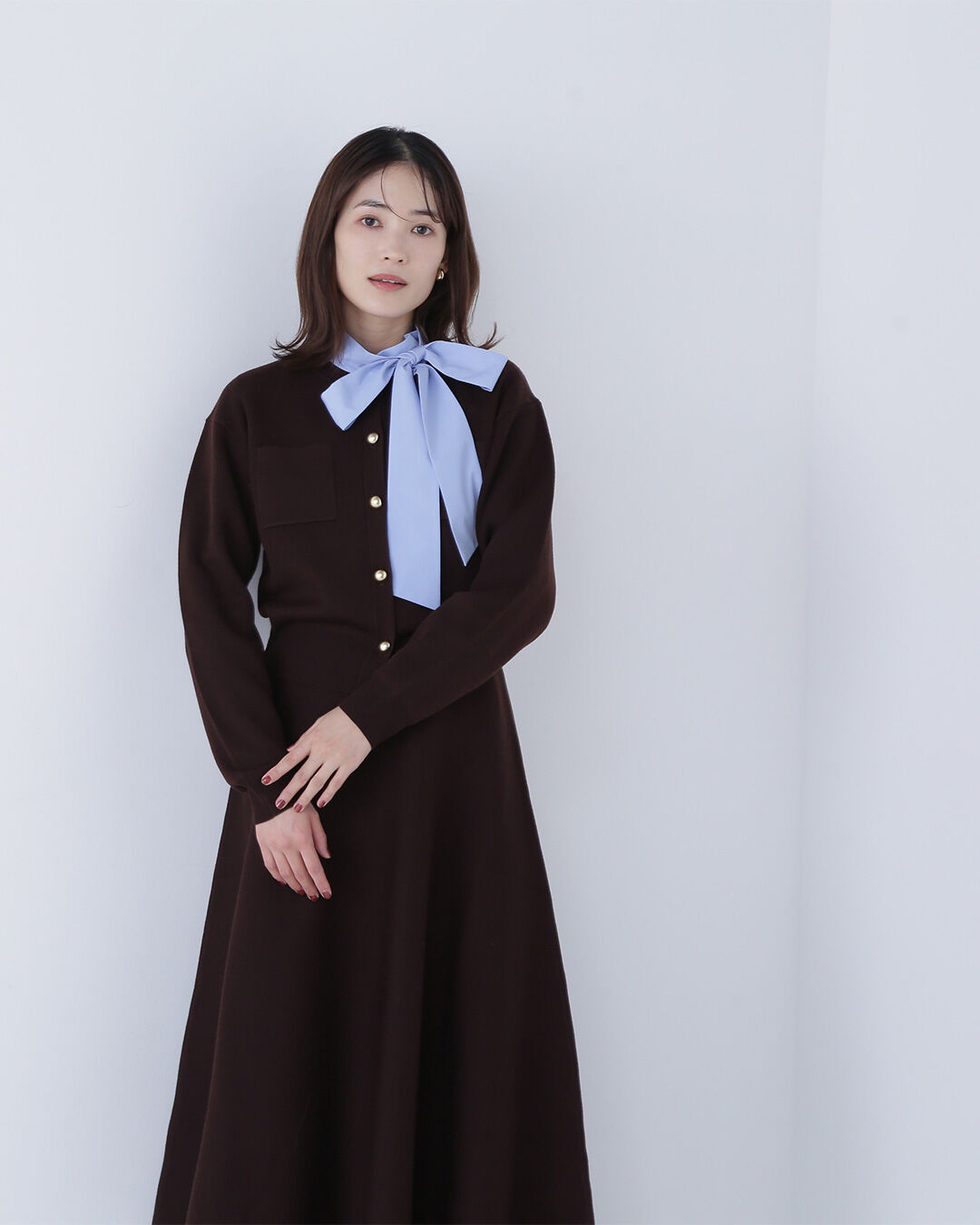  「ダブルフェイスニットセットアップ」|ワンピース|