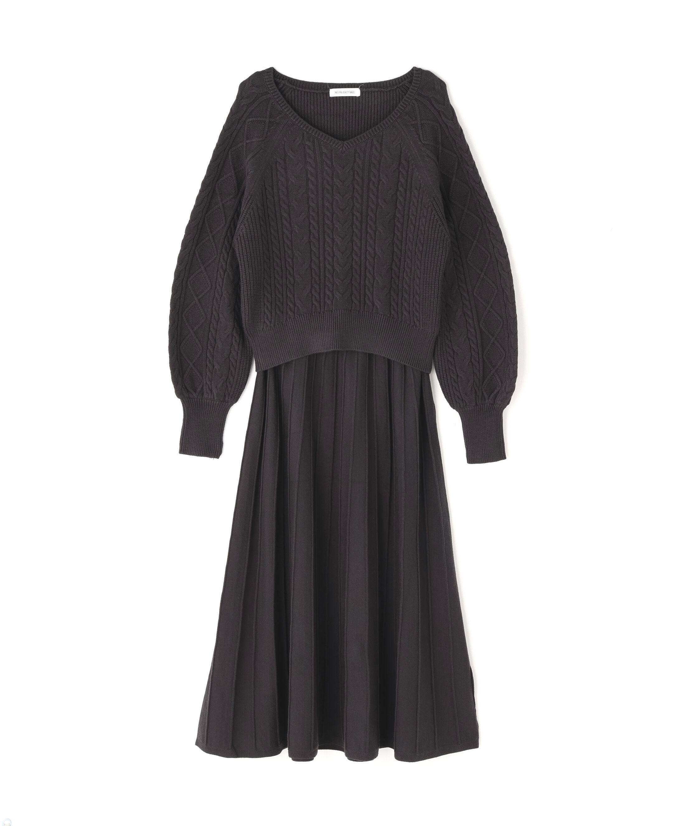  「ケーブルニットセットアップ」|ワンピース|