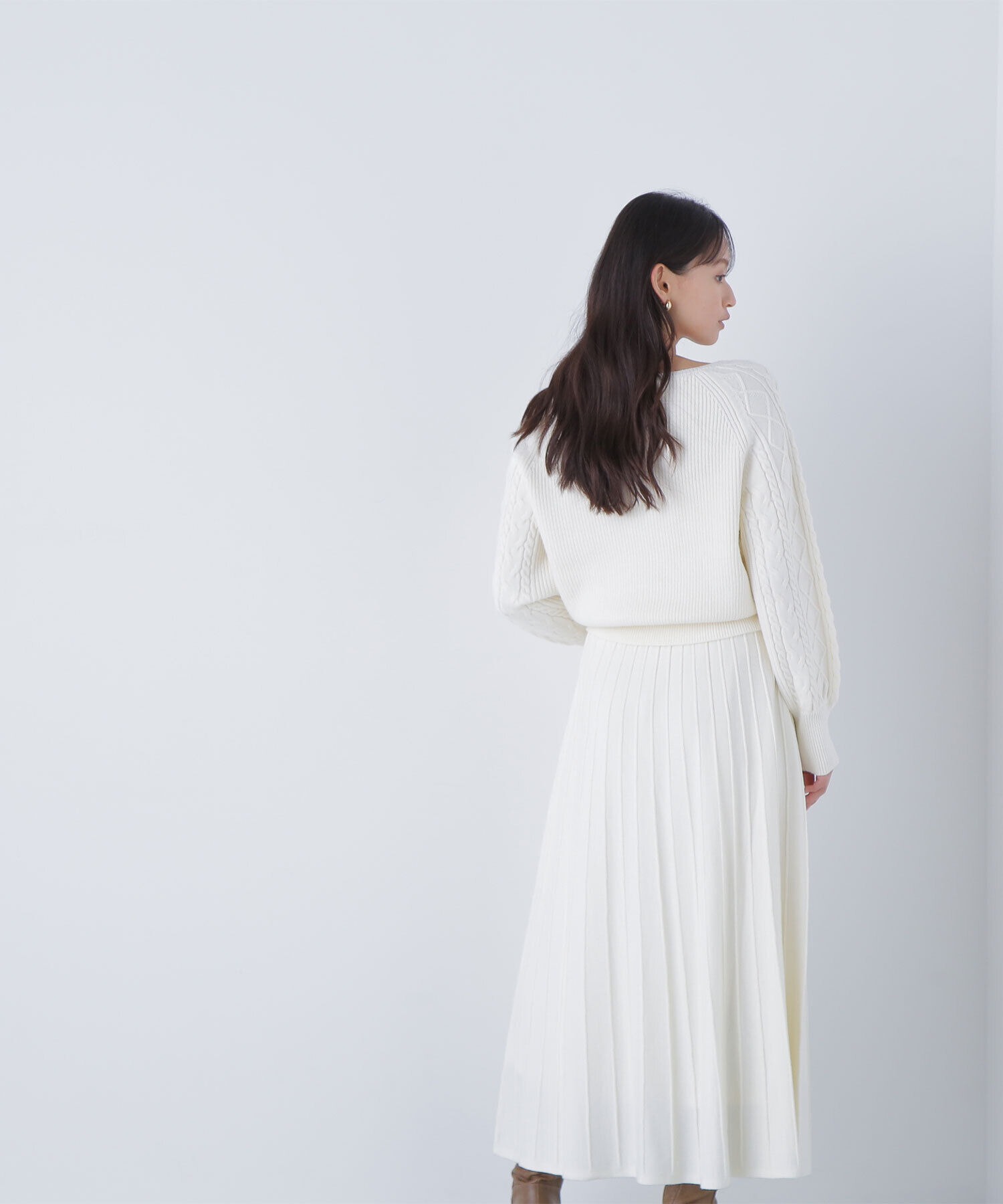  「ケーブルニットセットアップ」|ワンピース|