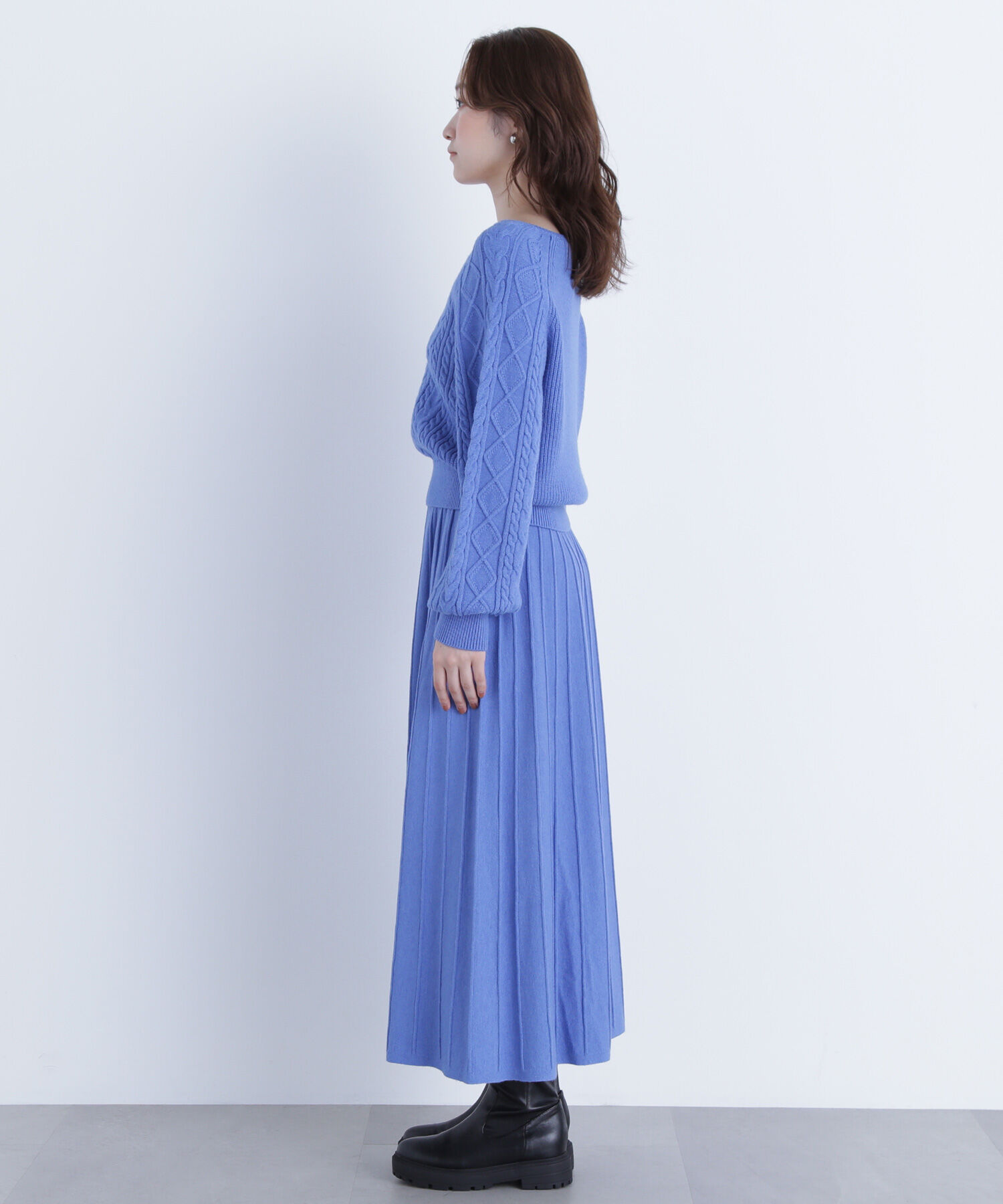  「ケーブルニットセットアップ」|ワンピース|