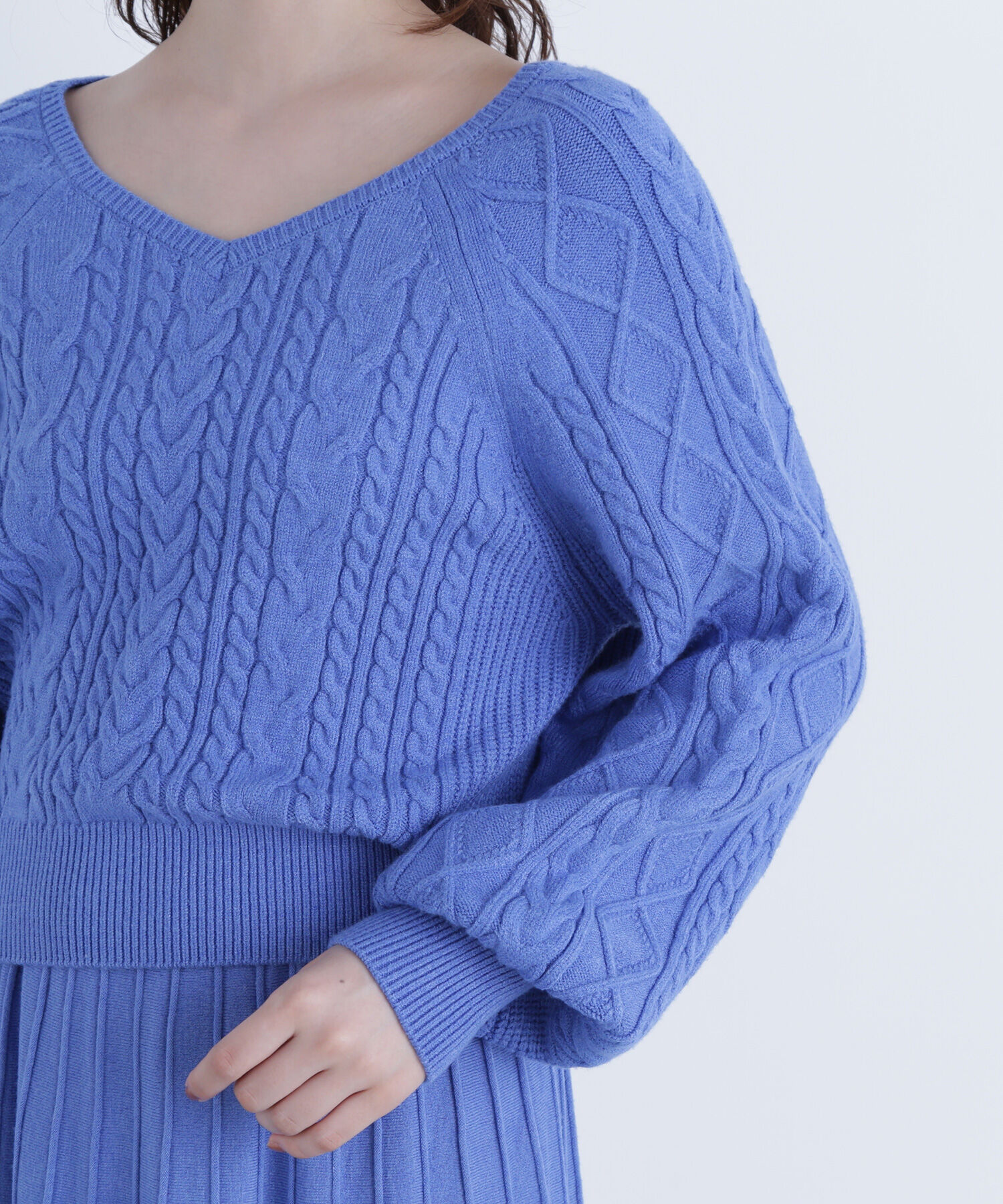  「ケーブルニットセットアップ」|ワンピース|