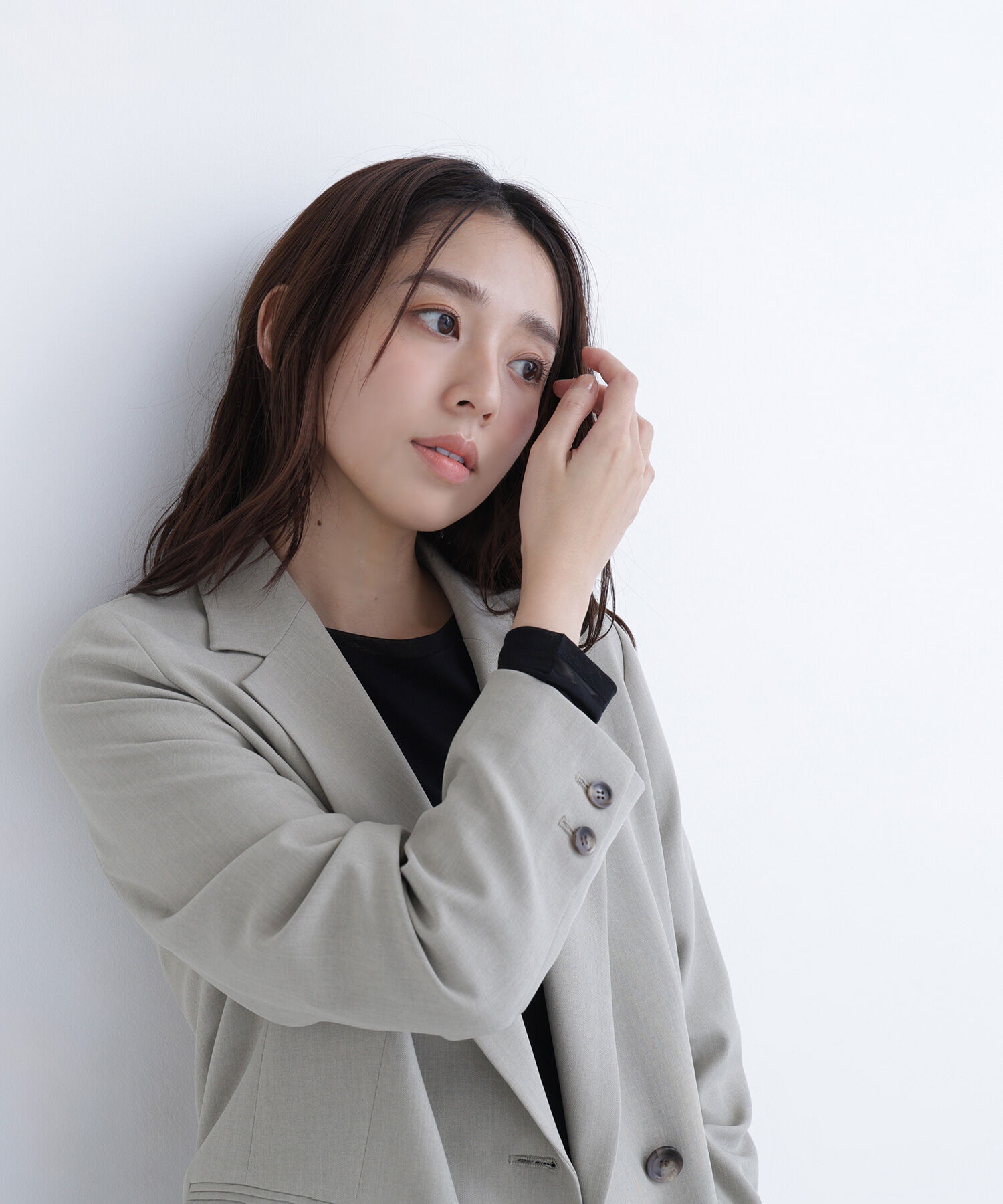  「シアーカフスカットソー」|Tシャツ・カットソー|