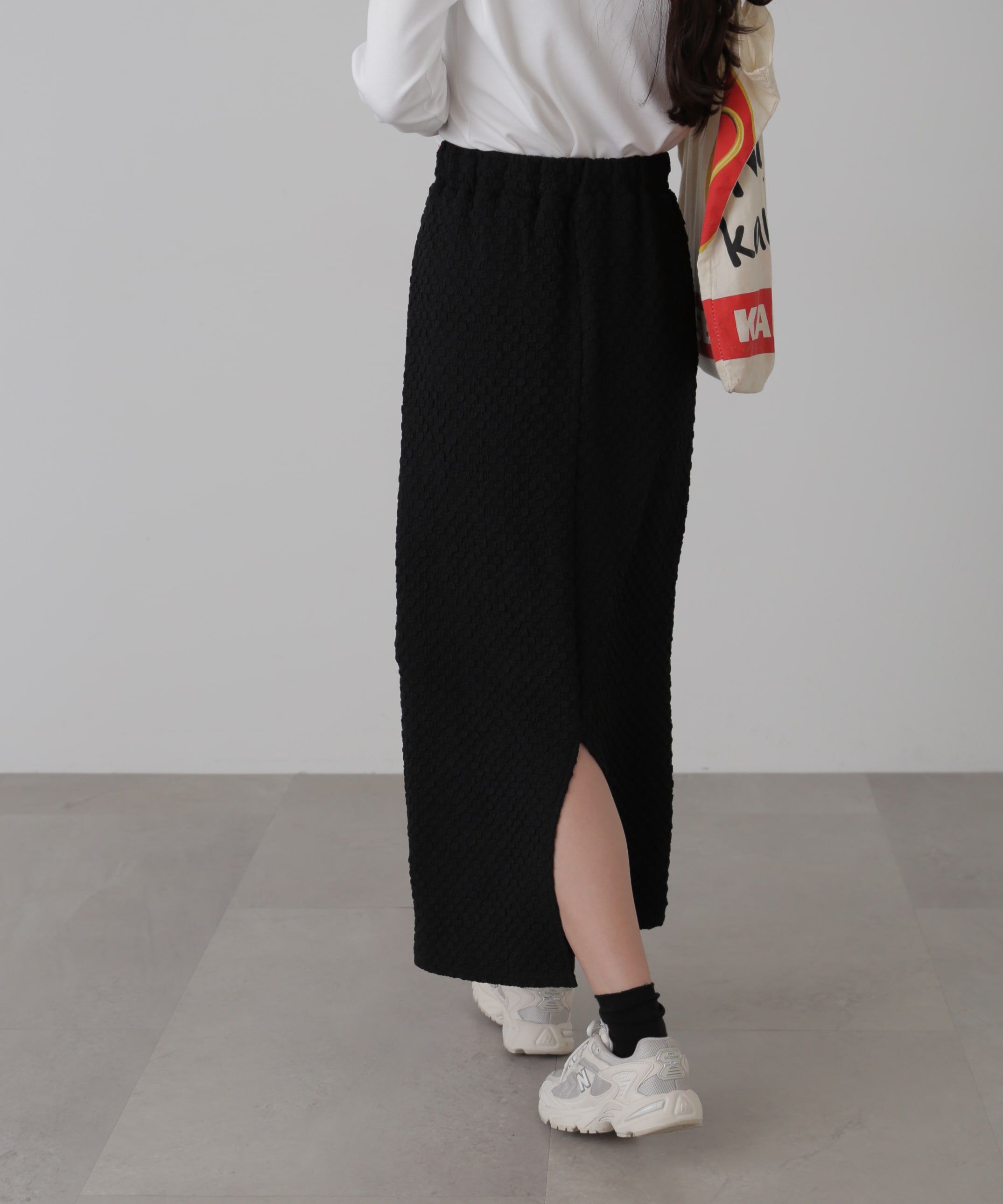  「ジャガードナロースカート」|スカート|