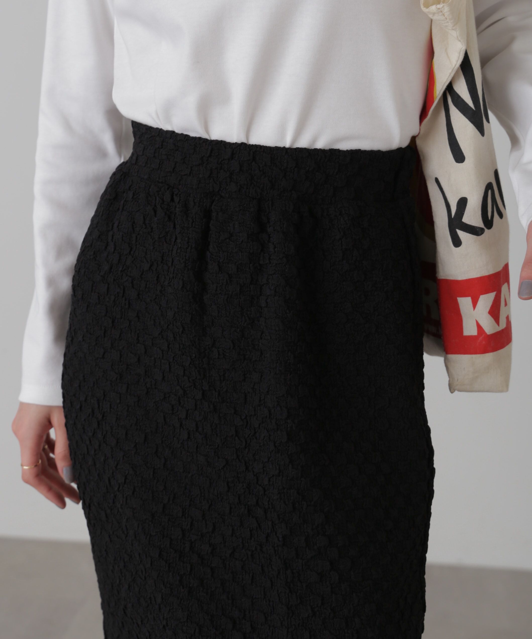  「ジャガードナロースカート」|スカート|