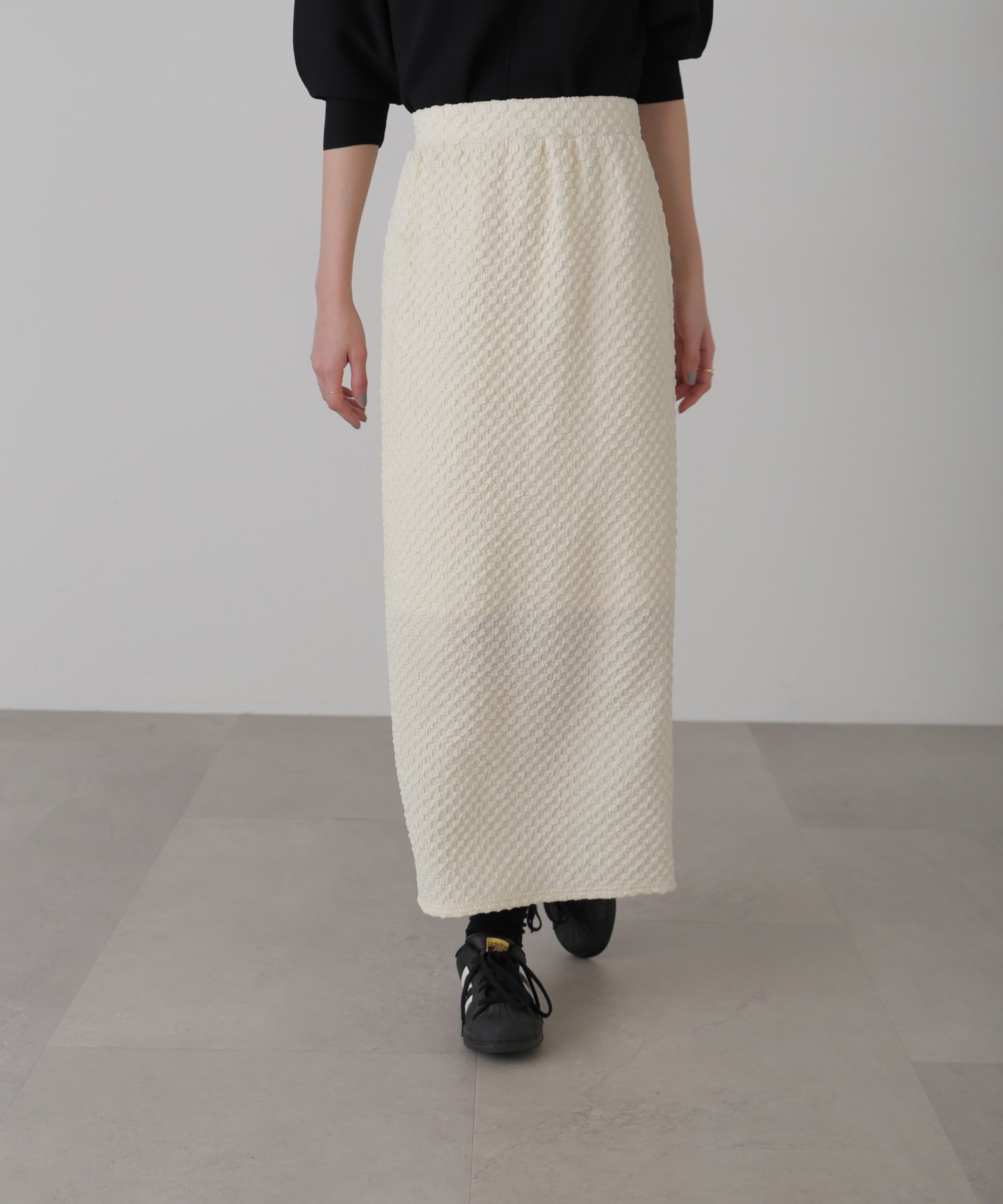  「ジャガードナロースカート」|スカート|