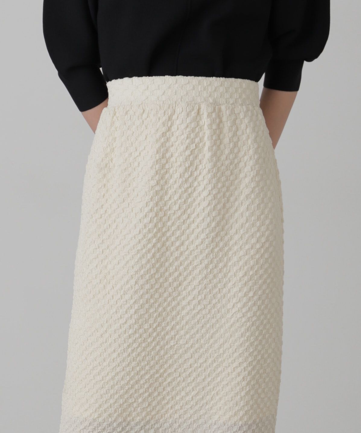  「ジャガードナロースカート」|スカート|