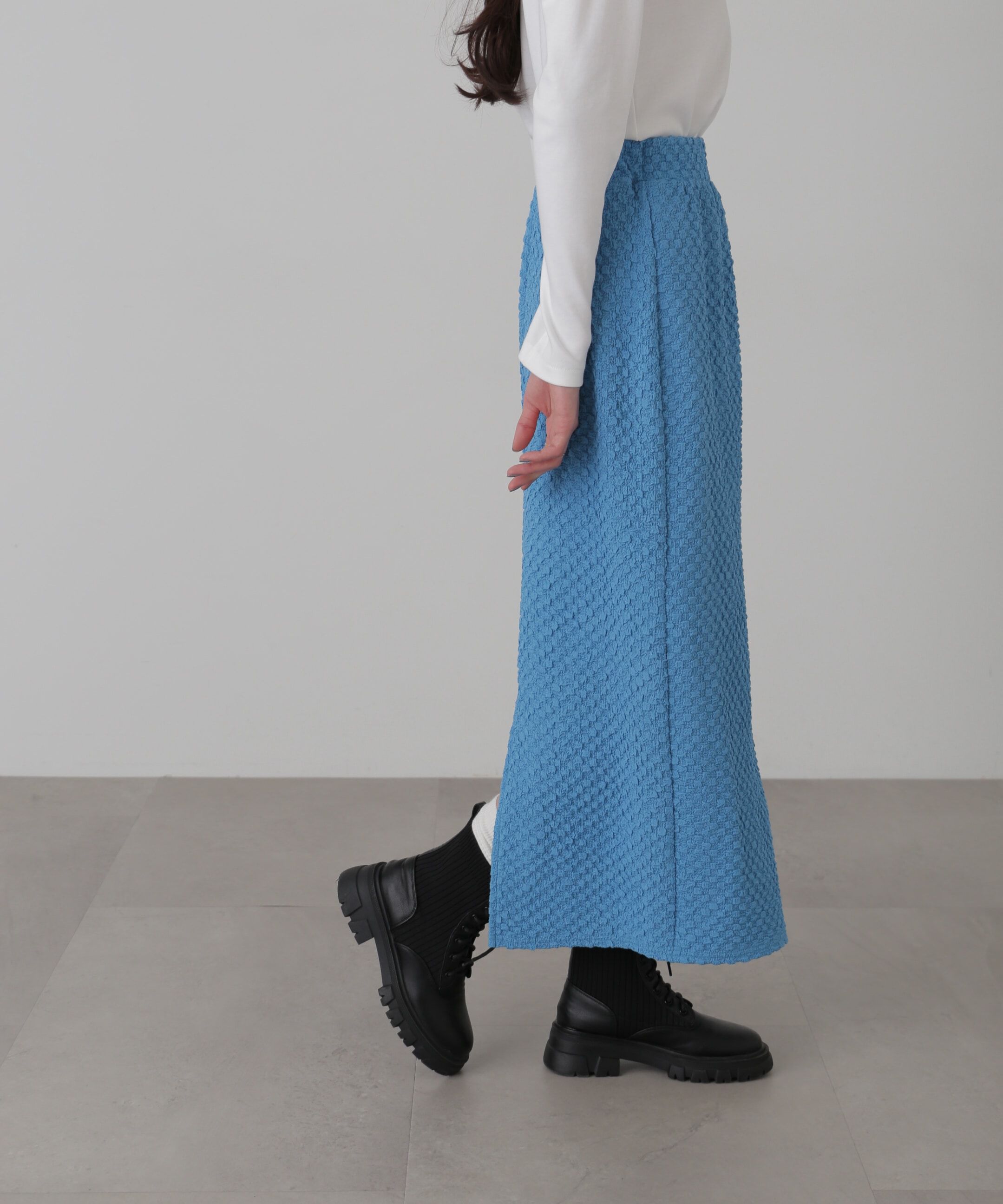  「ジャガードナロースカート」|スカート|