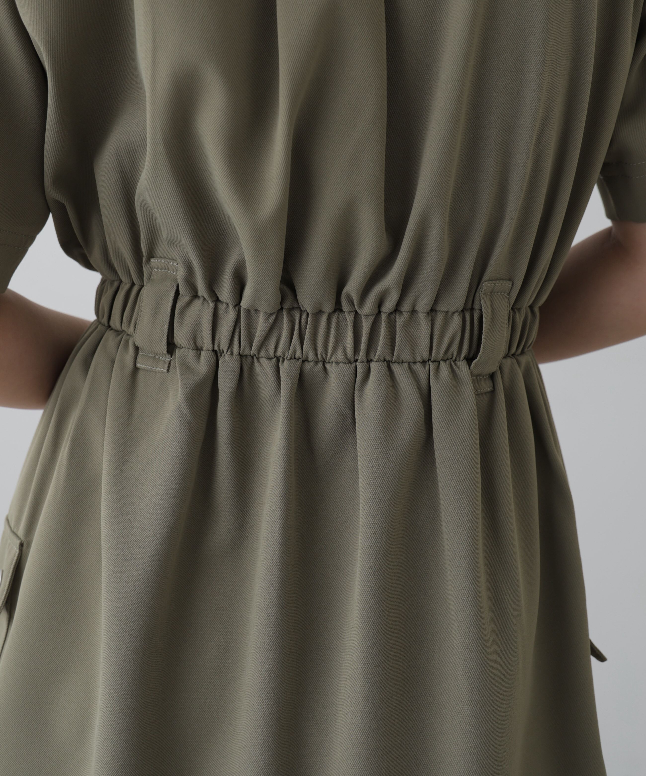  「フロントジップミニワンピース」|ワンピース|