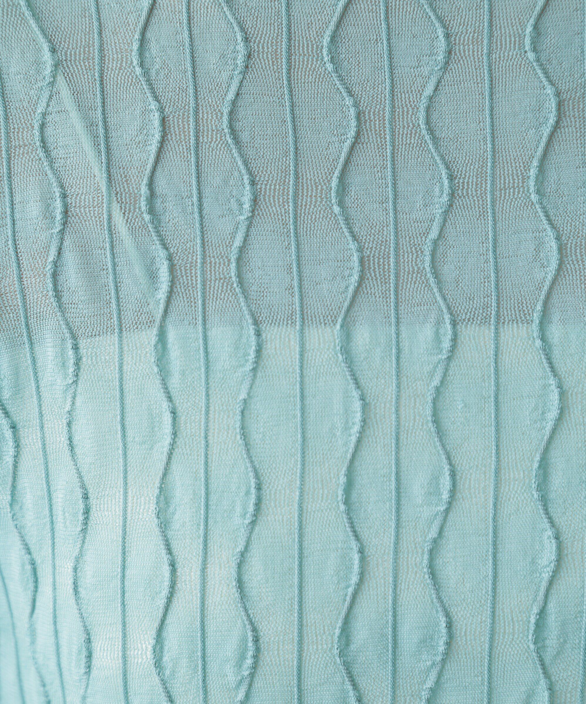  「ウェーブ柄シアーインナーカットソー」|Tシャツ・カットソー|