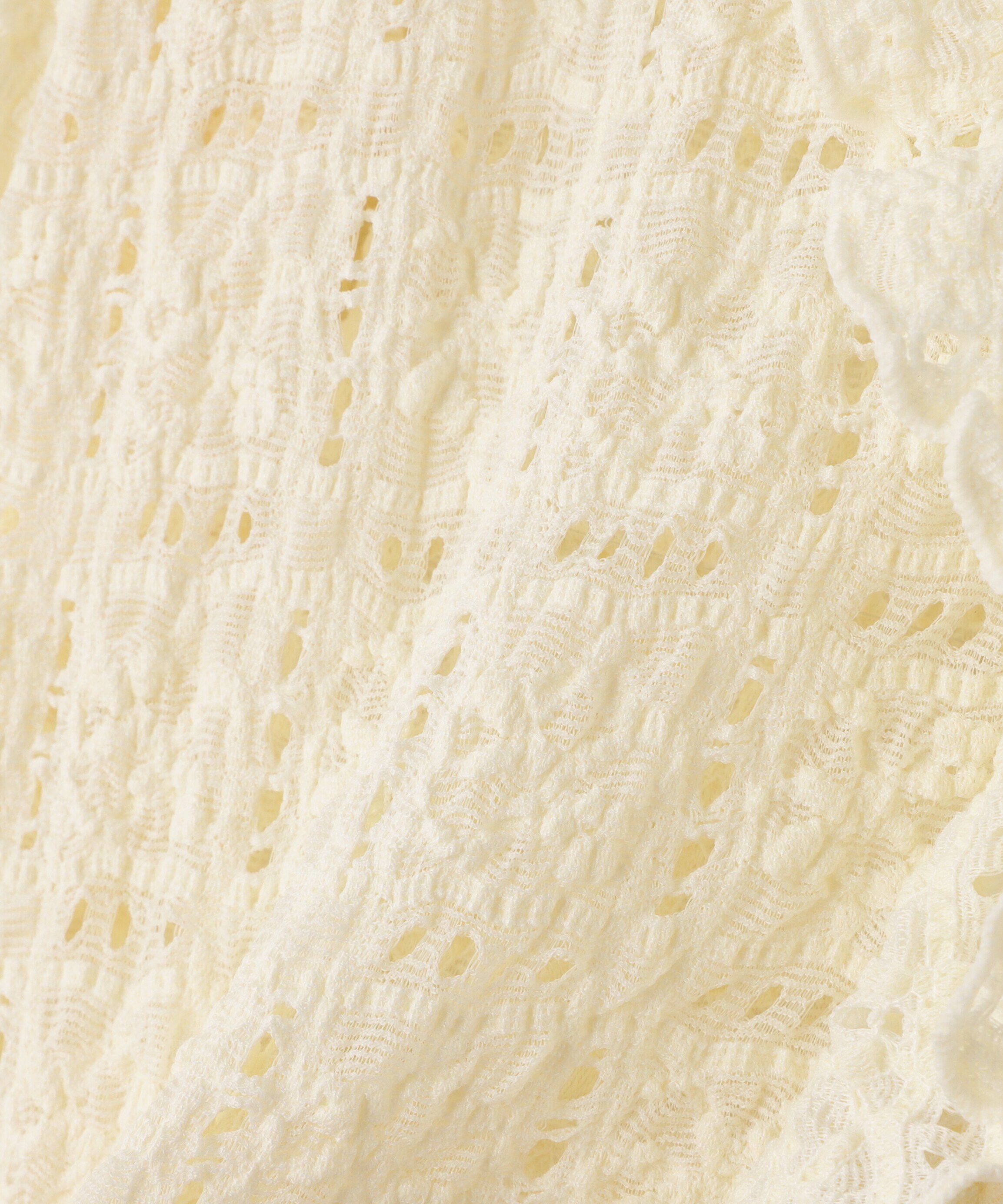  「レースラッフルカットソーブラウス」|シャツ・ブラウス|