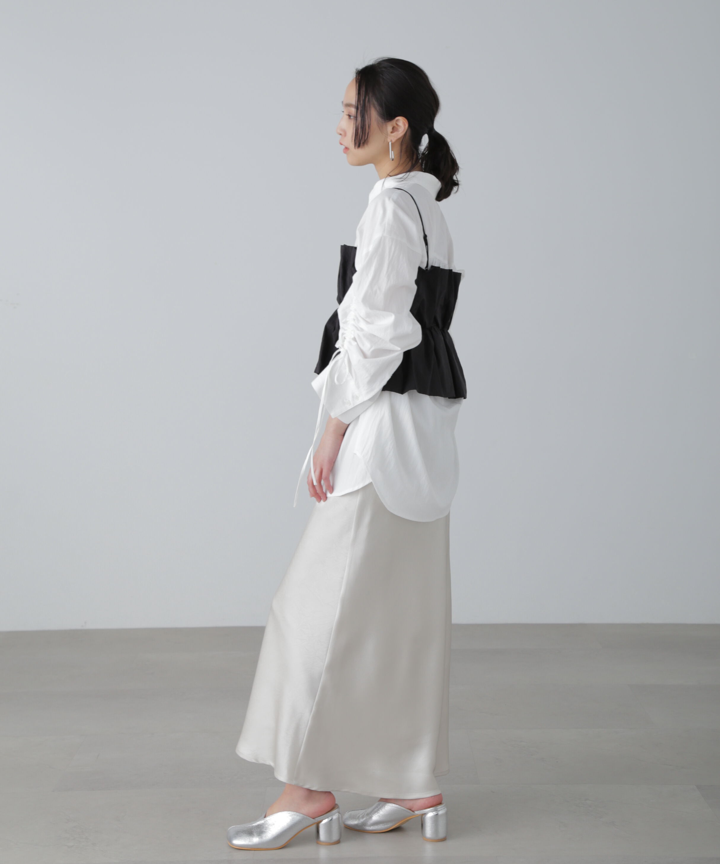  「シャイニーキャミソールビスチェ」|シャツ・ブラウス|