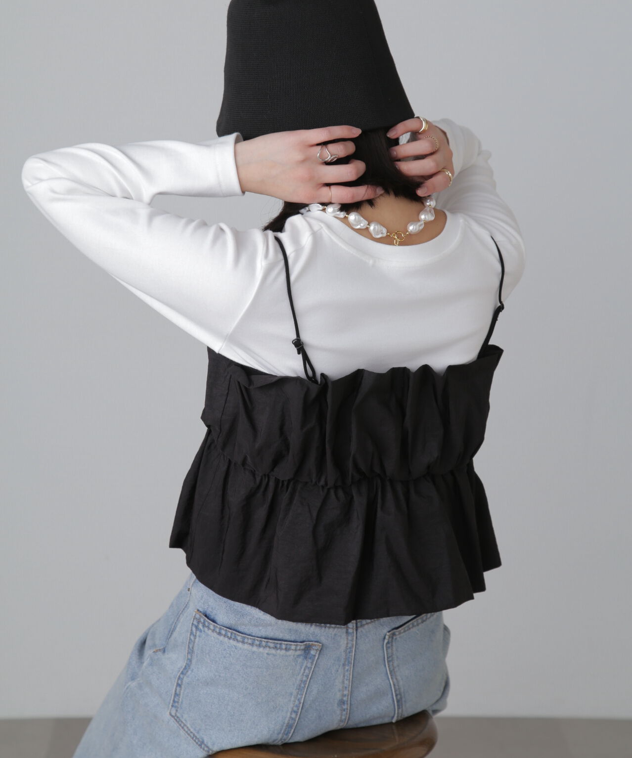  「シャイニーキャミソールビスチェ」|シャツ・ブラウス|