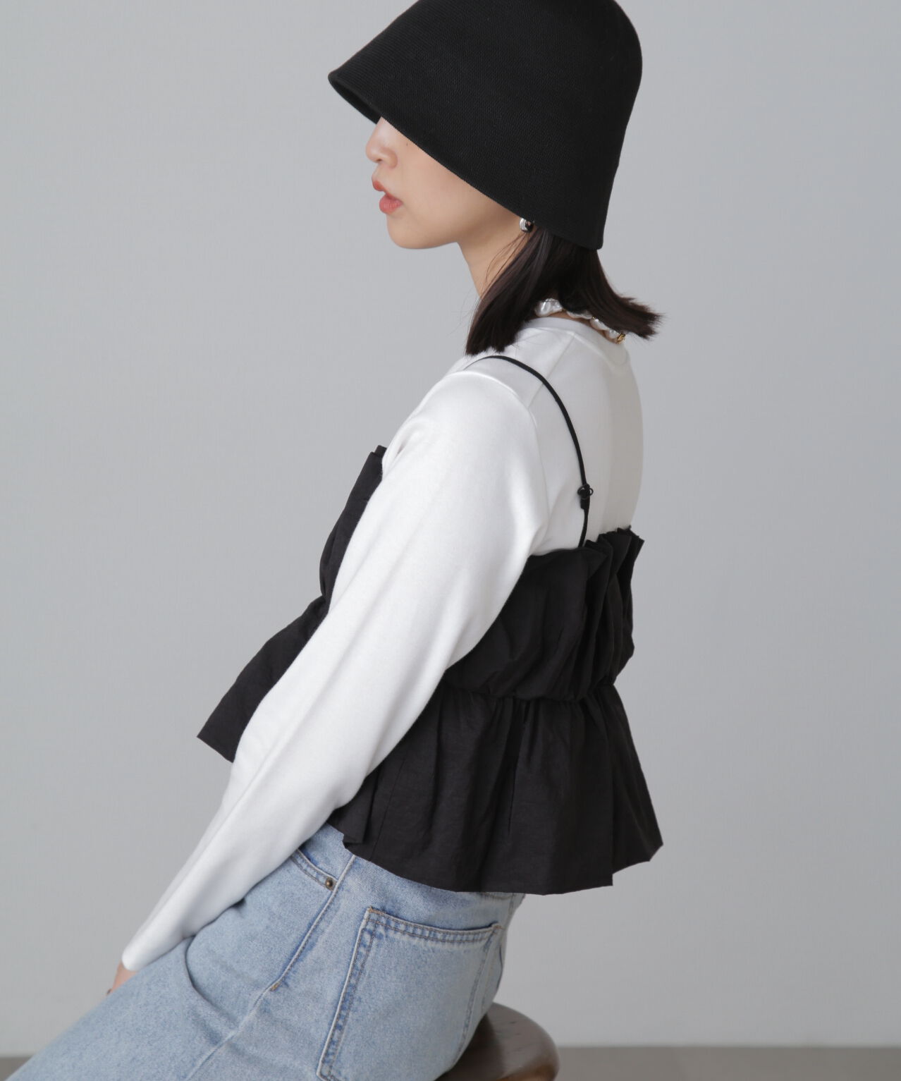  「シャイニーキャミソールビスチェ」|シャツ・ブラウス|