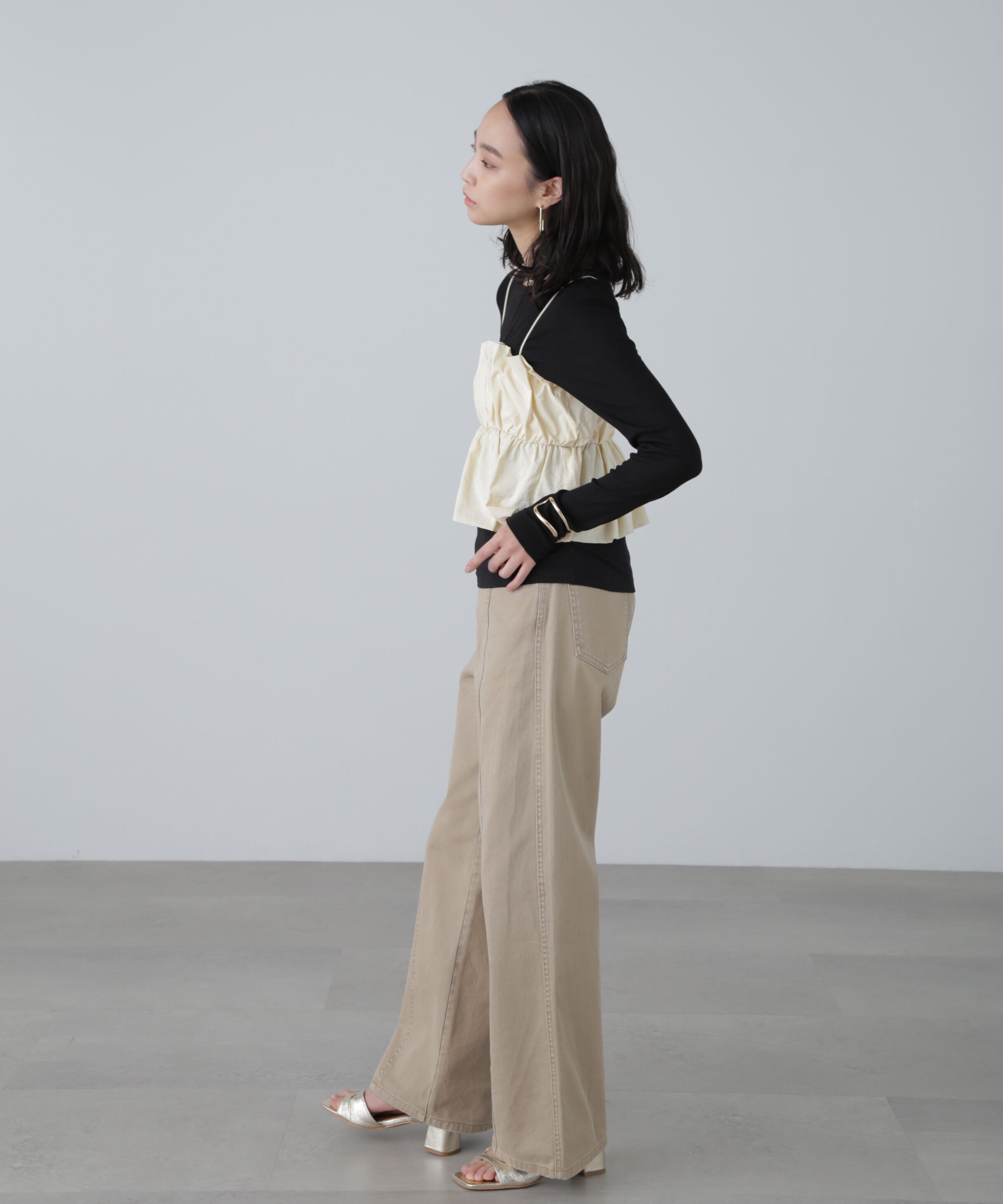  「シャイニーキャミソールビスチェ」|シャツ・ブラウス|