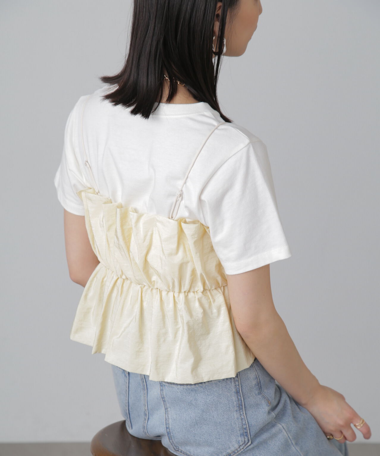  「シャイニーキャミソールビスチェ」|シャツ・ブラウス|