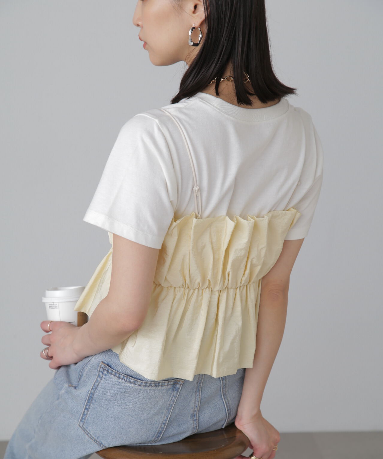  「シャイニーキャミソールビスチェ」|シャツ・ブラウス|