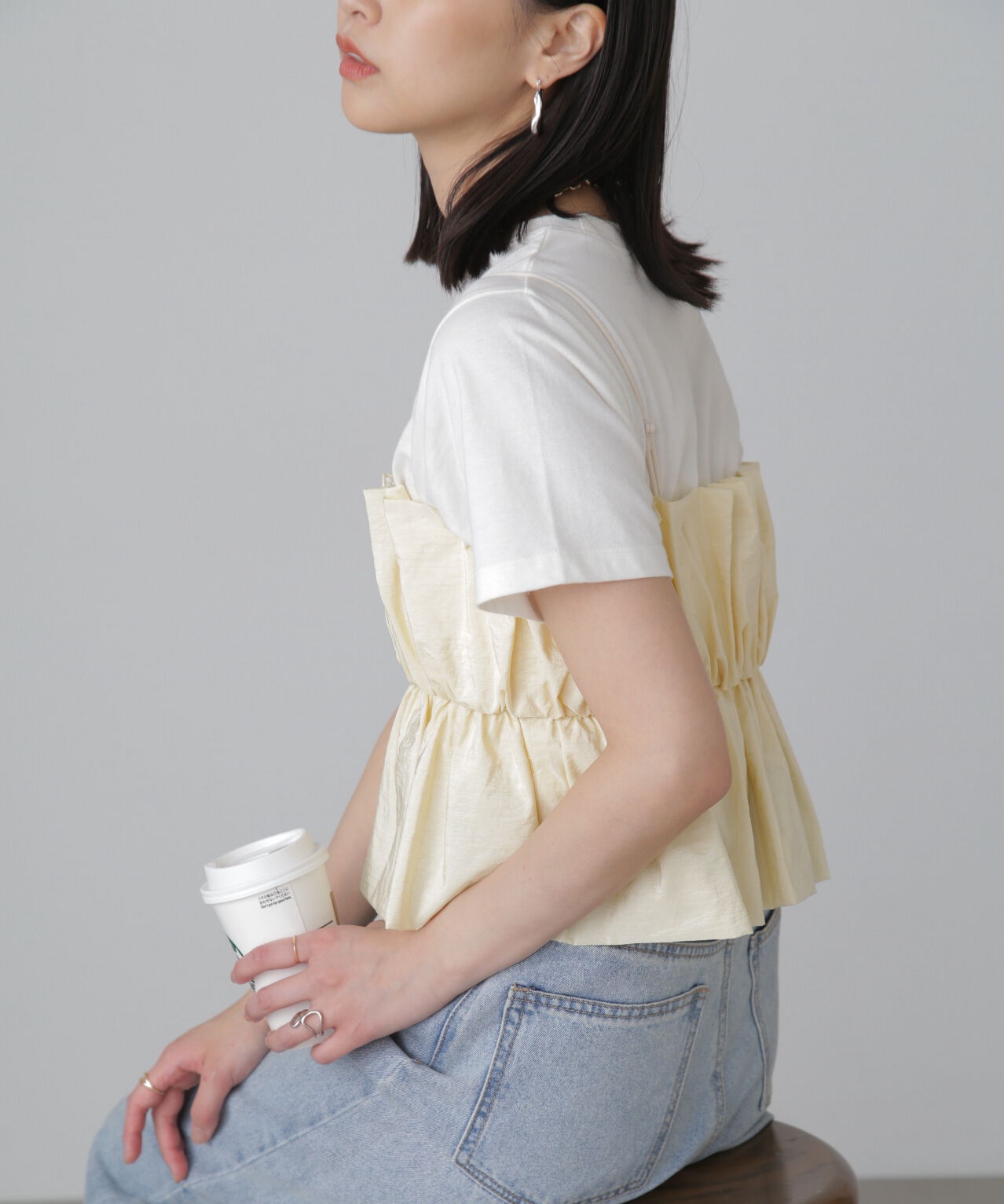  「シャイニーキャミソールビスチェ」|シャツ・ブラウス|