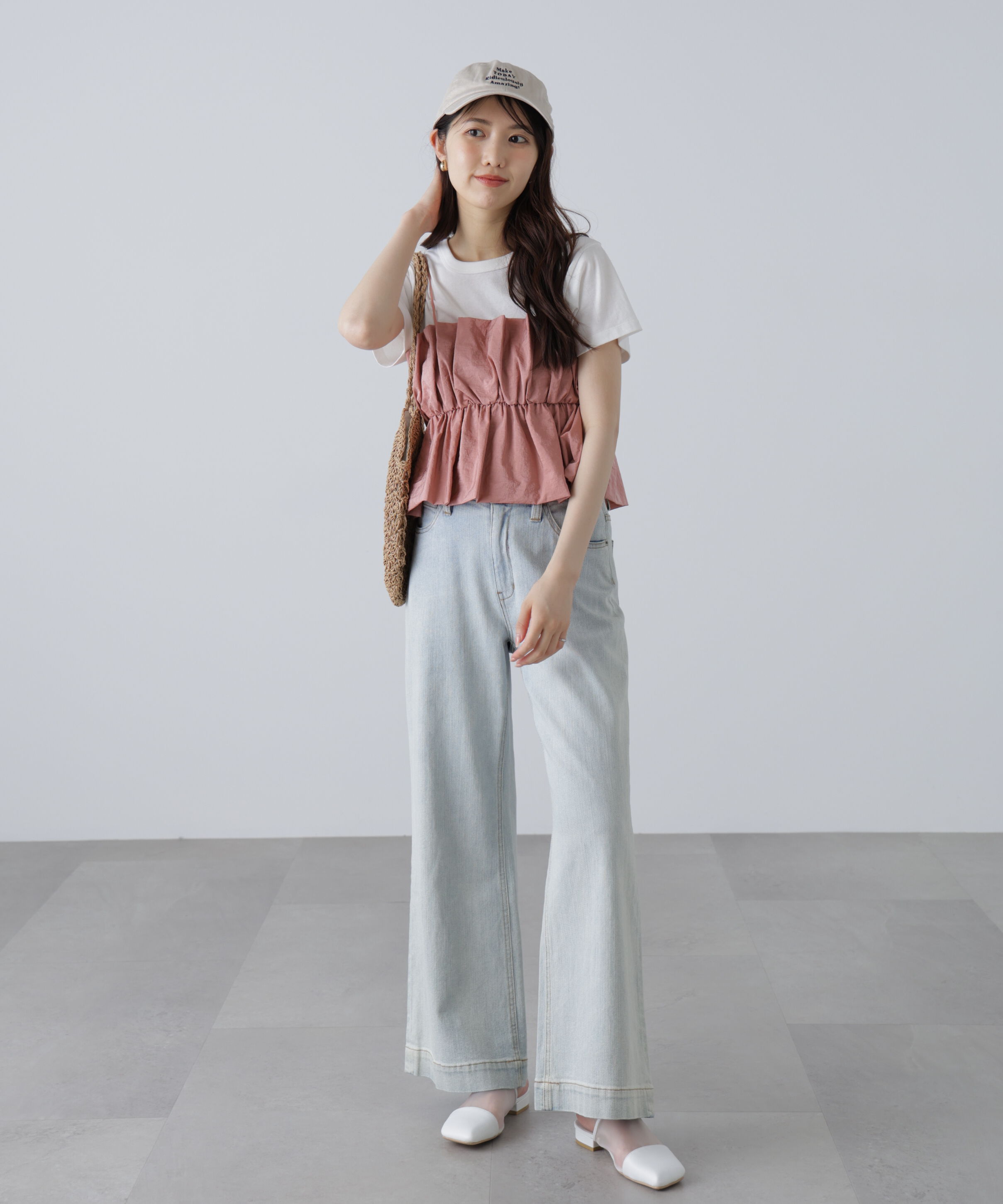  「シャイニーキャミソールビスチェ」|シャツ・ブラウス|