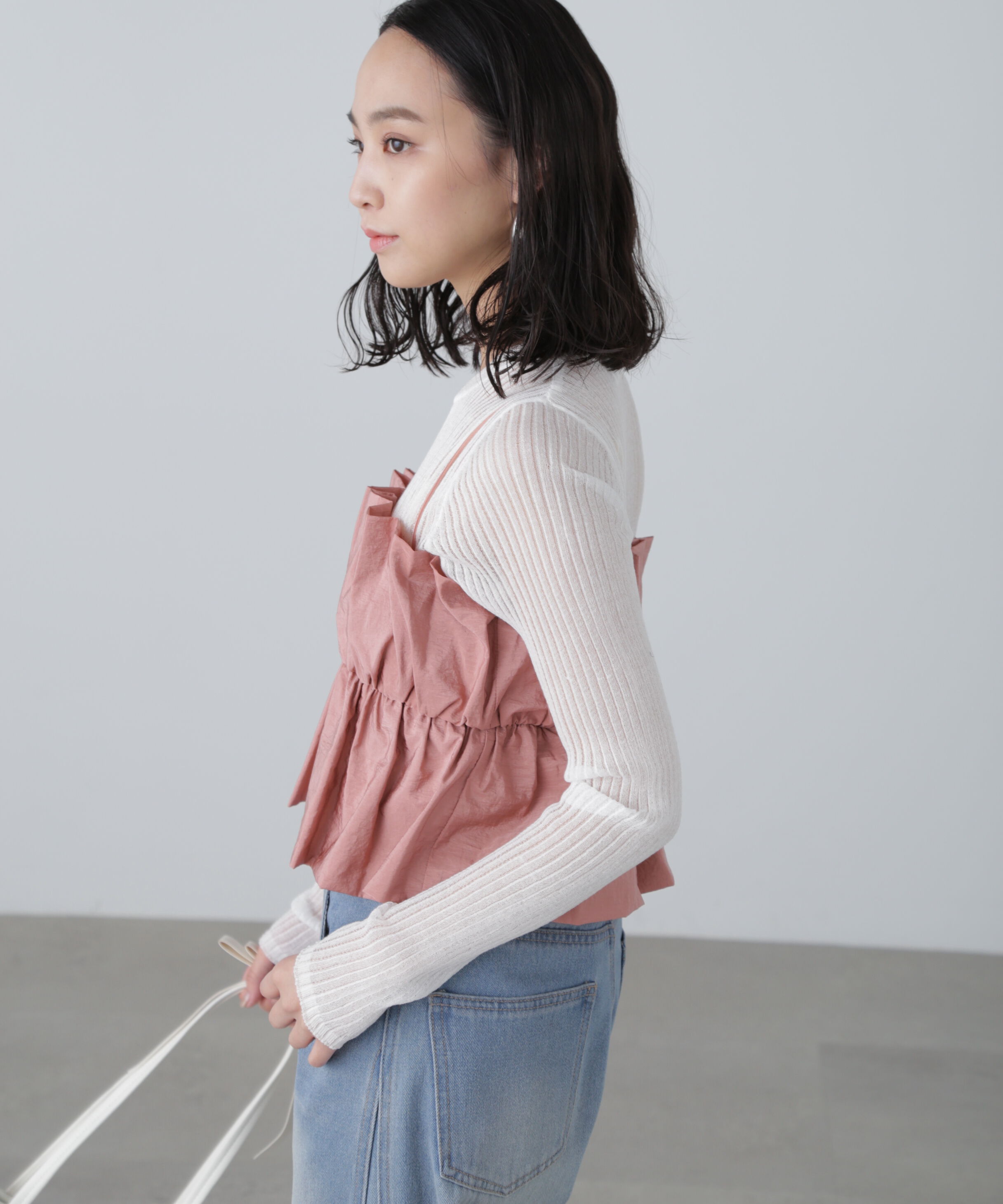  「シャイニーキャミソールビスチェ」|シャツ・ブラウス|