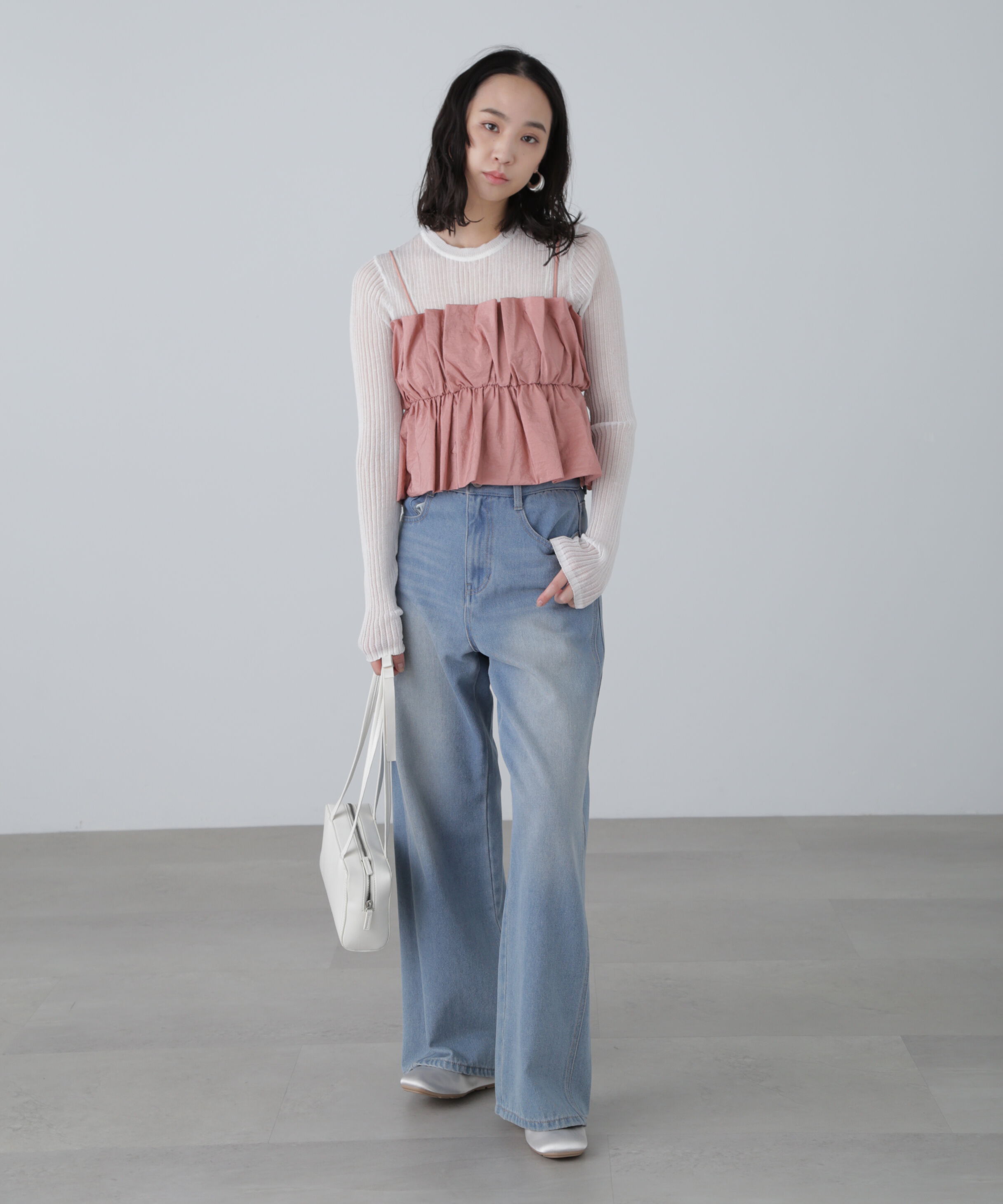  「シャイニーキャミソールビスチェ」|シャツ・ブラウス|