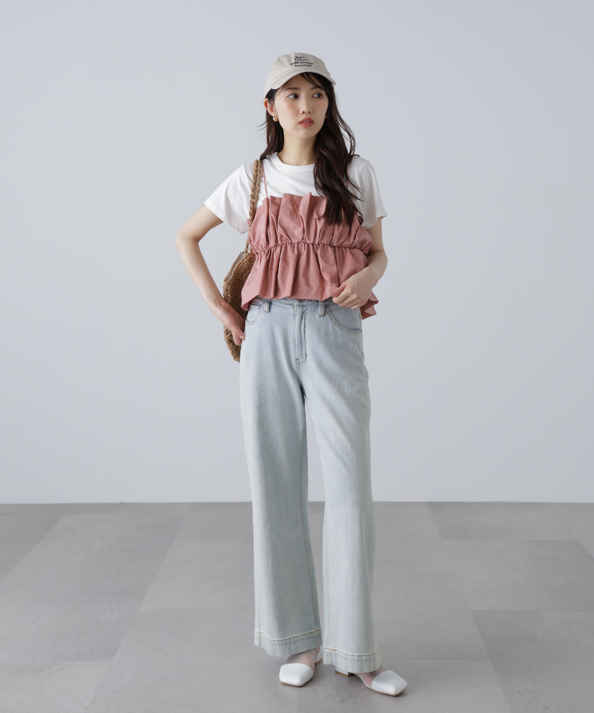  「シャイニーキャミソールビスチェ」|シャツ・ブラウス|