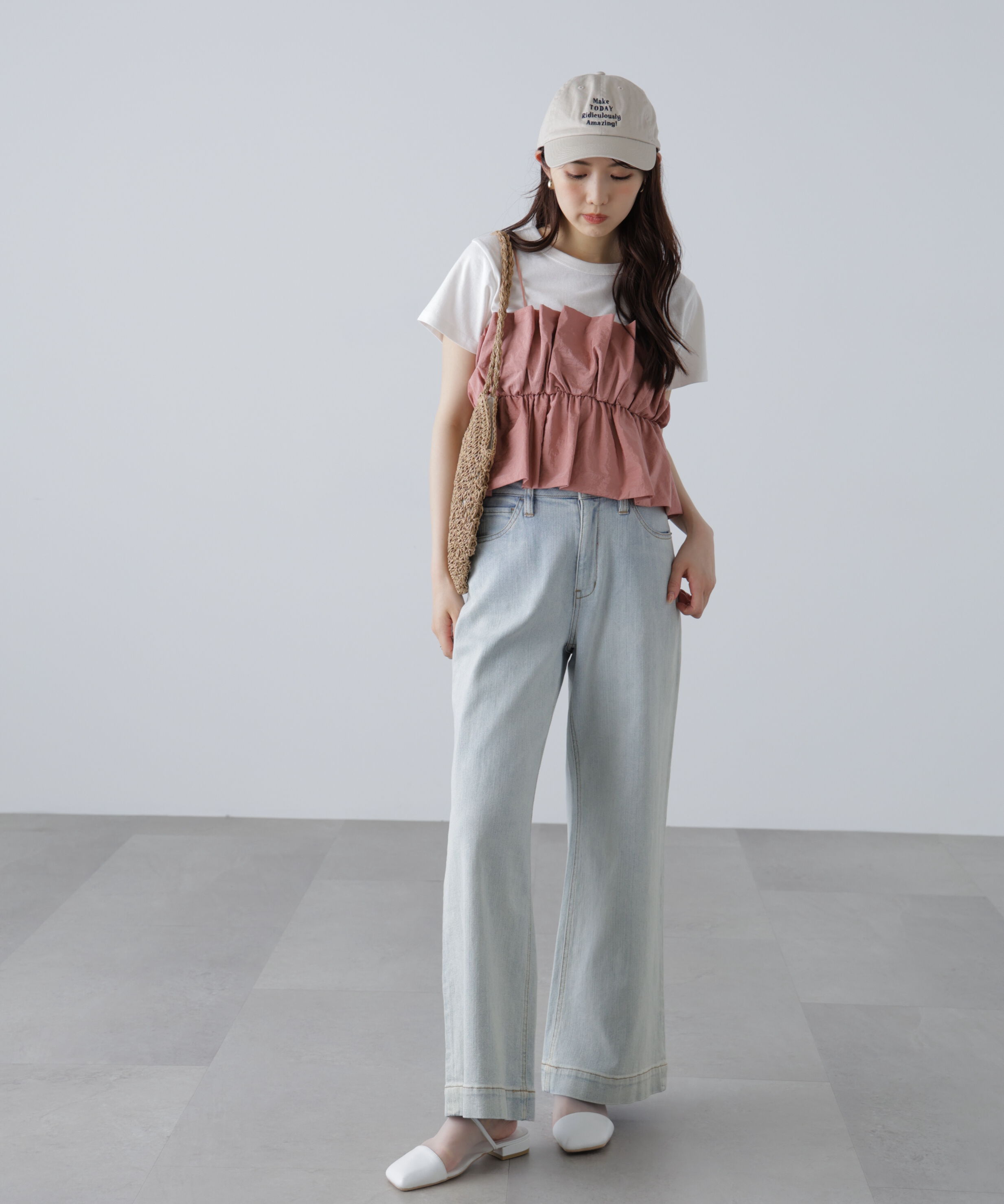  「シャイニーキャミソールビスチェ」|シャツ・ブラウス|