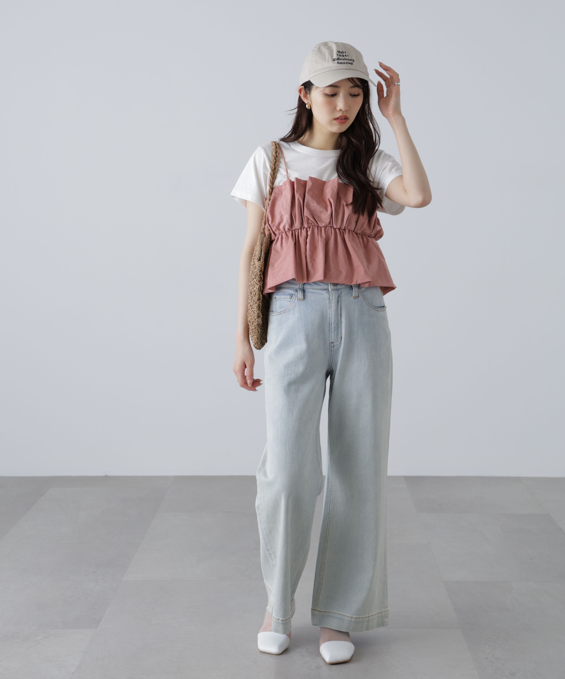  「シャイニーキャミソールビスチェ」|シャツ・ブラウス|