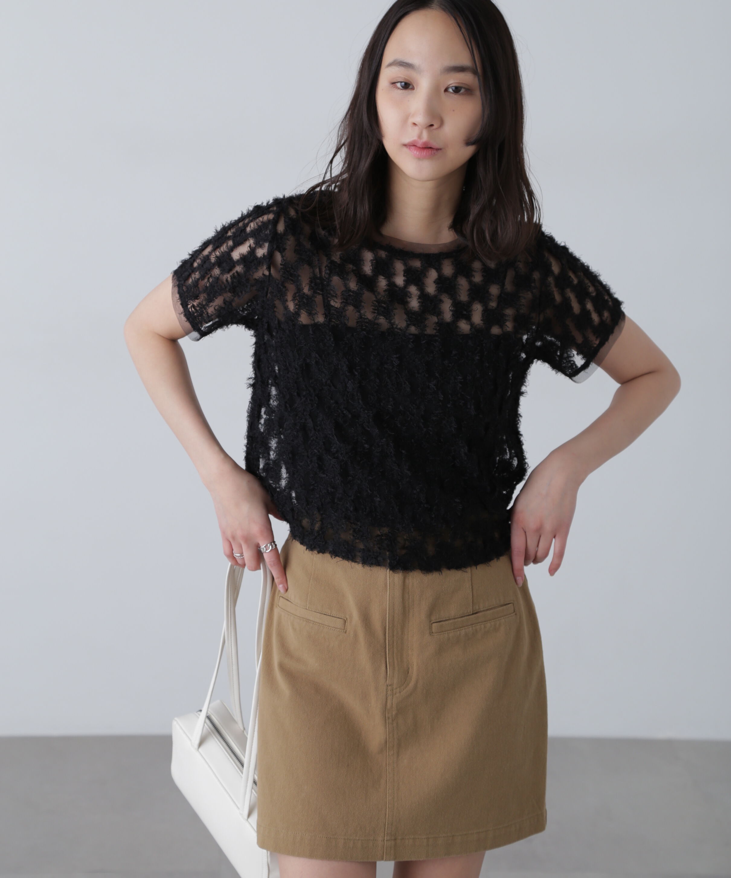  「前後２ＷＡＹフェザーチュールカーディガン」|シャツ・ブラウス|