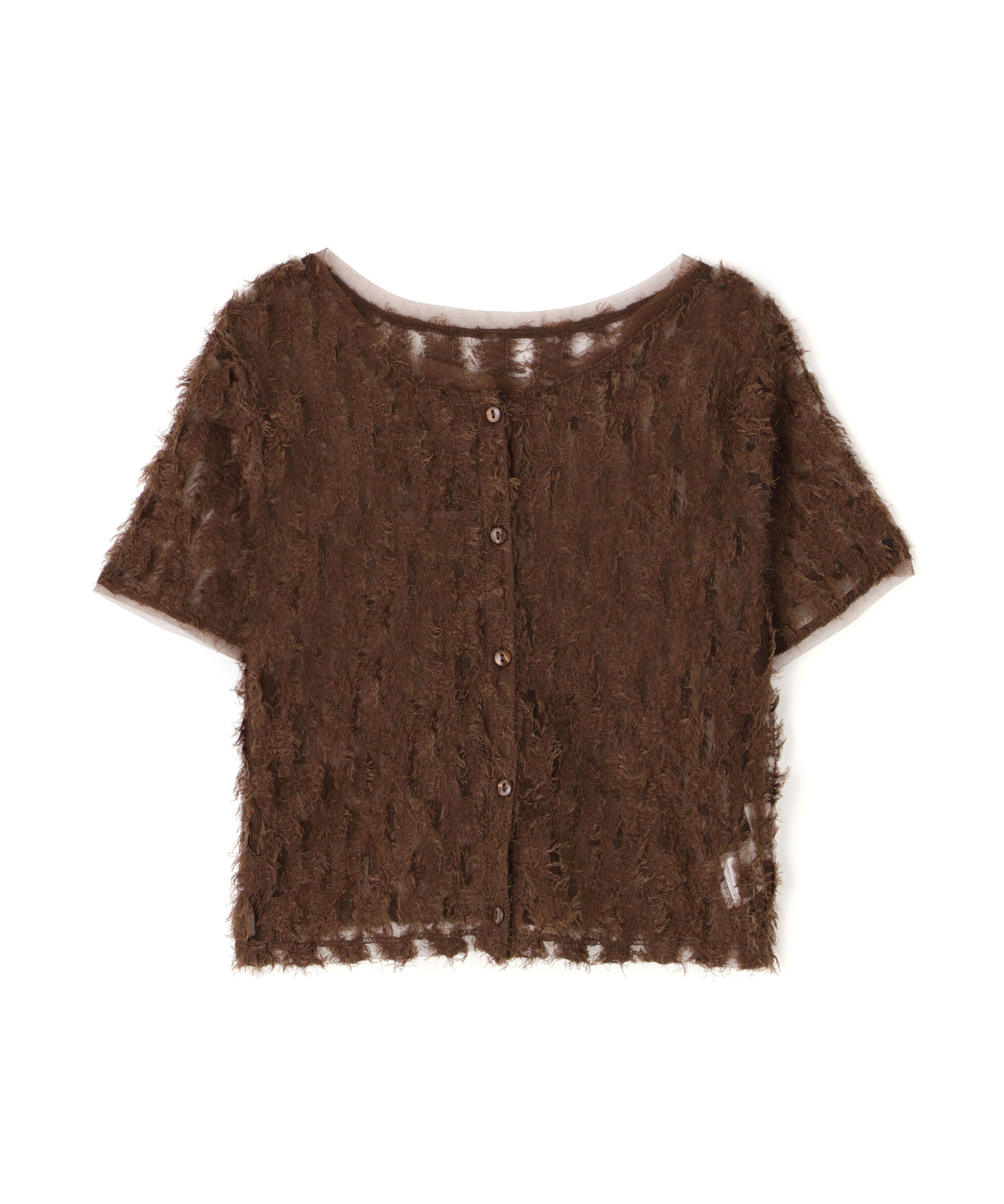  「前後２ＷＡＹフェザーチュールカーディガン」|シャツ・ブラウス|