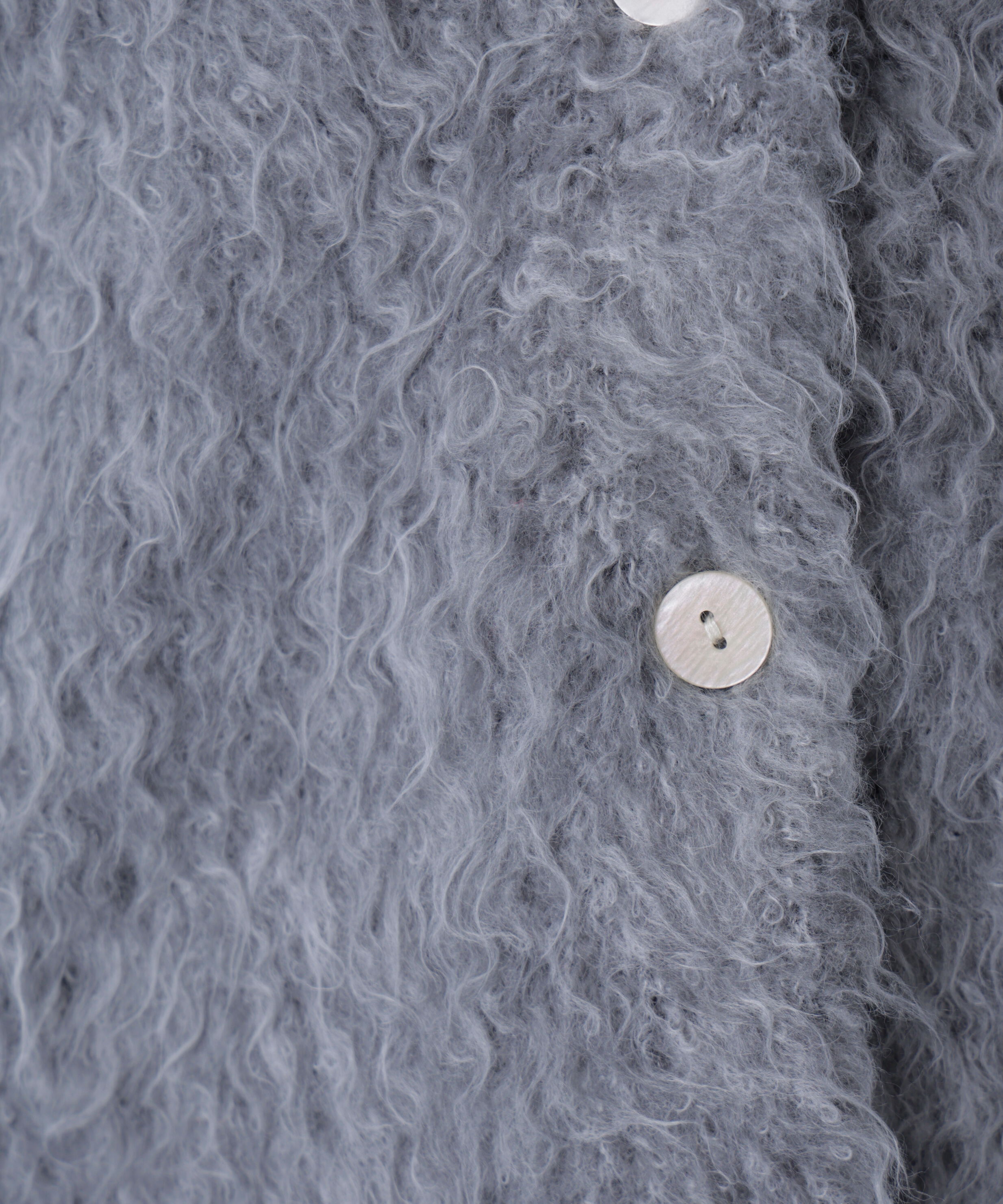  「ウェーブ起毛Vネックカーディガン」|ニット・セーター|