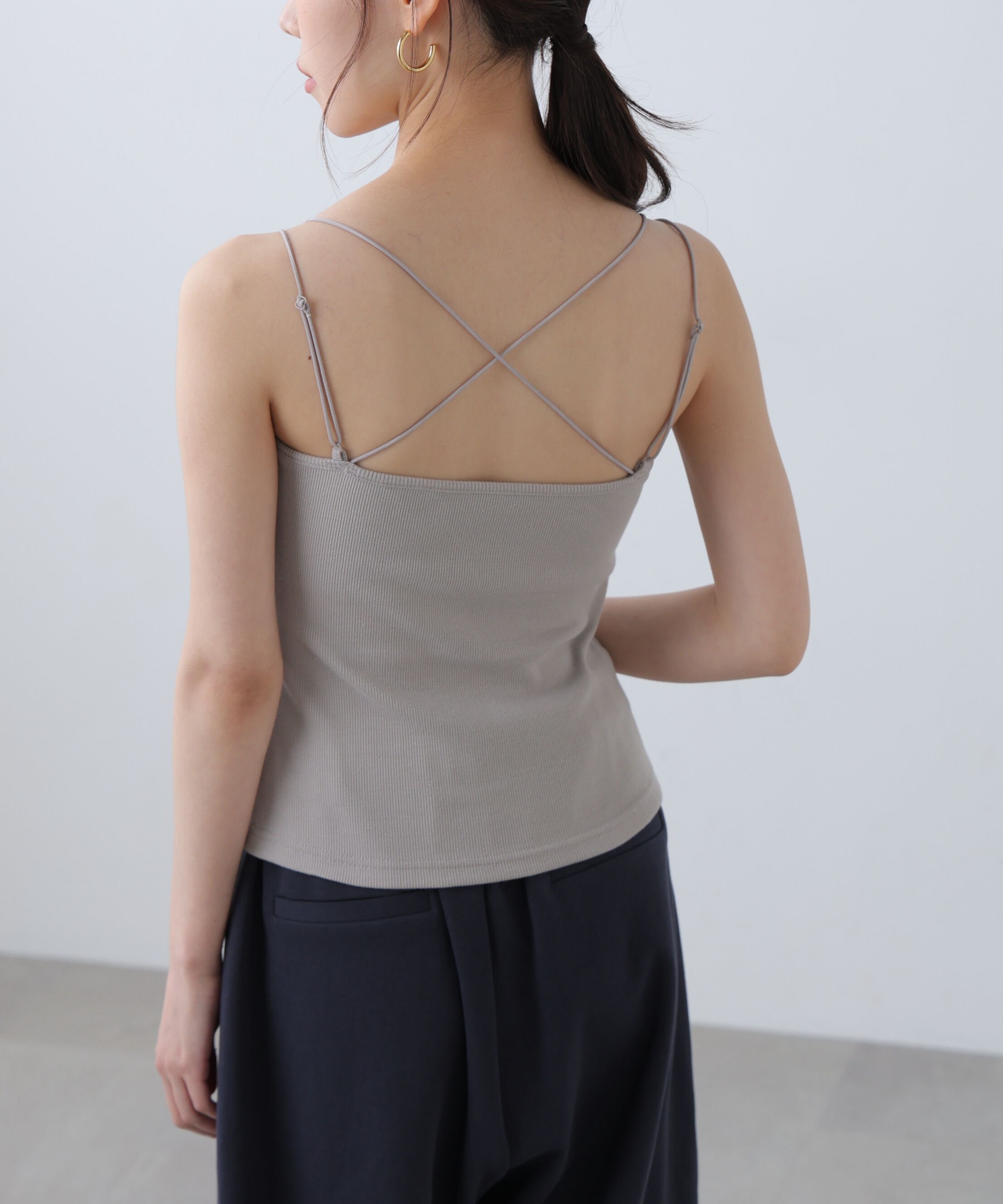  「カップ付きキャミソール」|Tシャツ・カットソー|