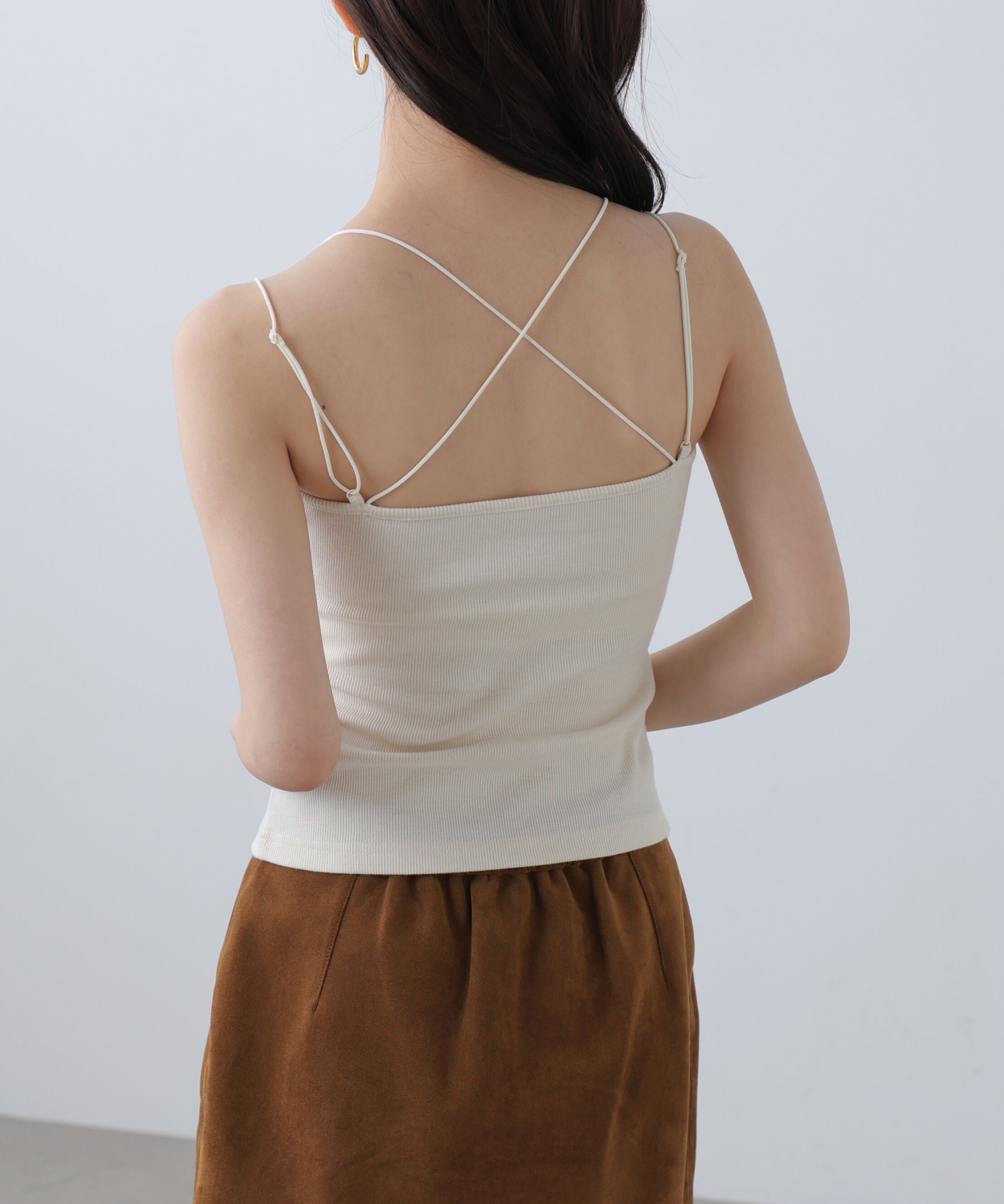  「カップ付きキャミソール」|Tシャツ・カットソー|