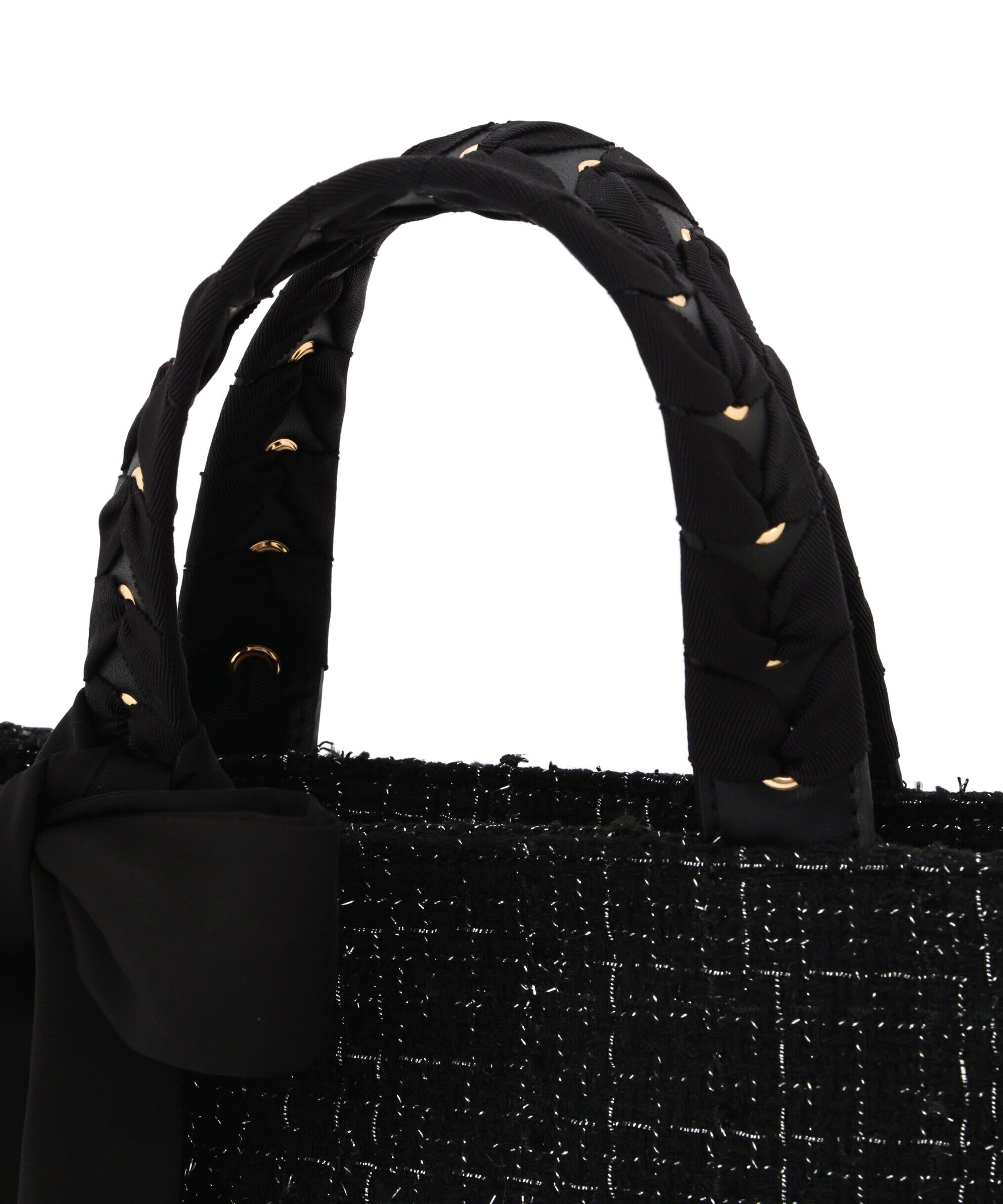  「トリミングハンドルツイードトート」|その他|