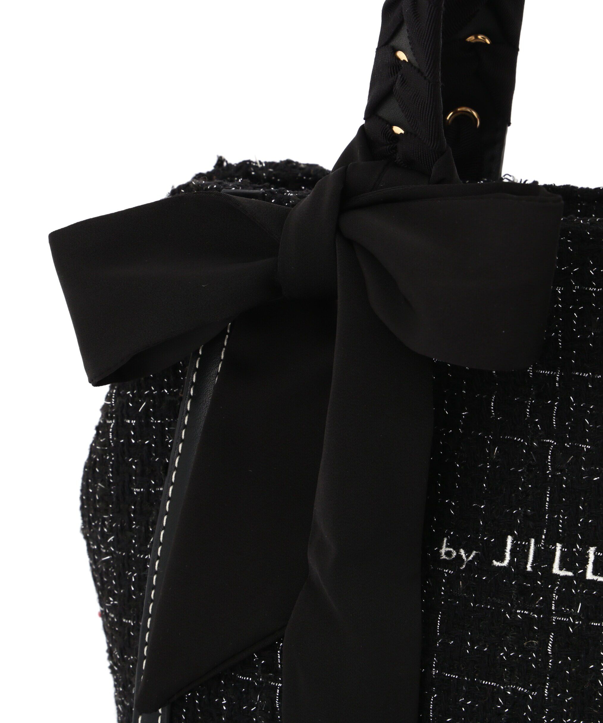  「トリミングハンドルツイードトート」|その他|