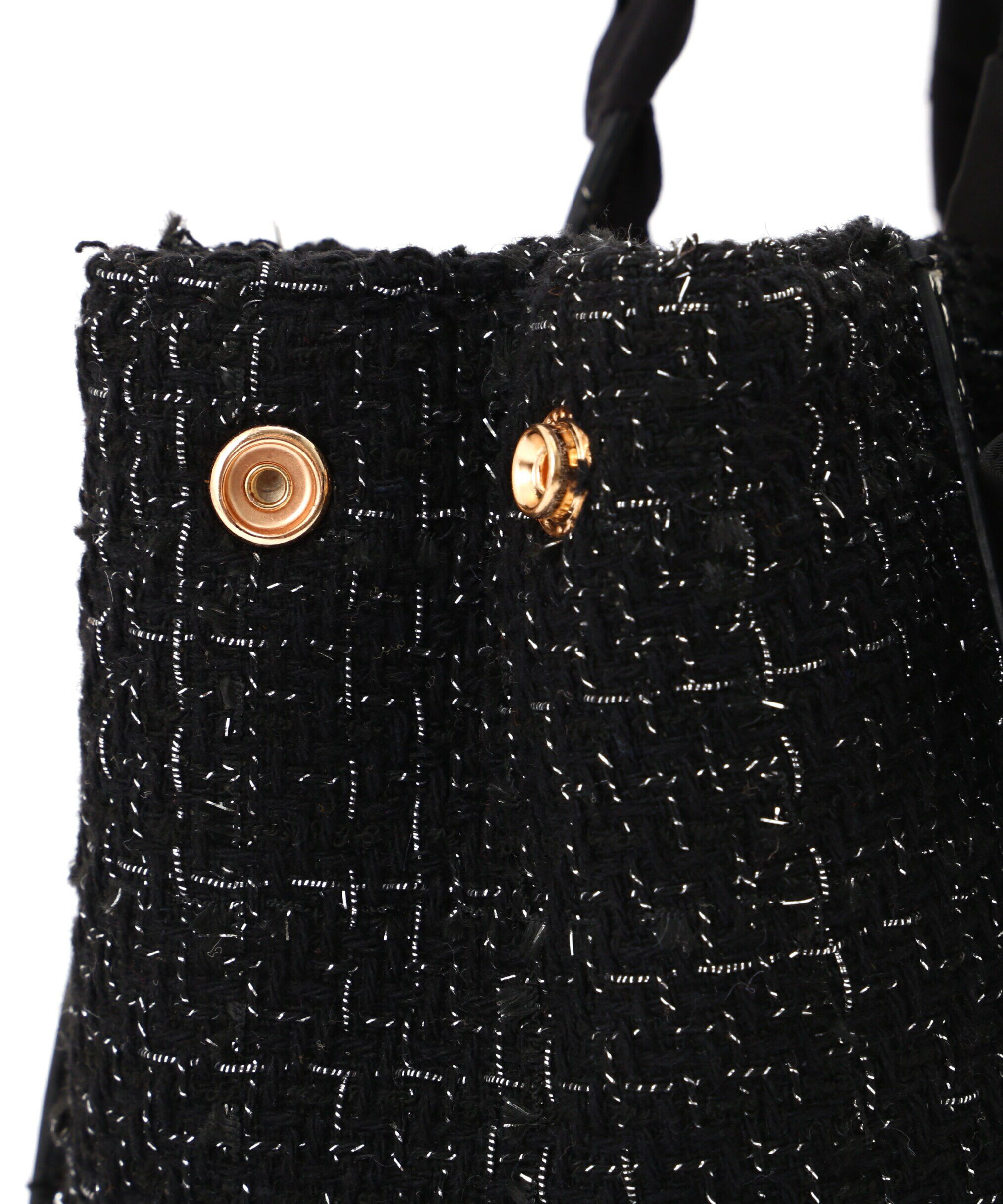  「トリミングハンドルツイードトート」|その他|